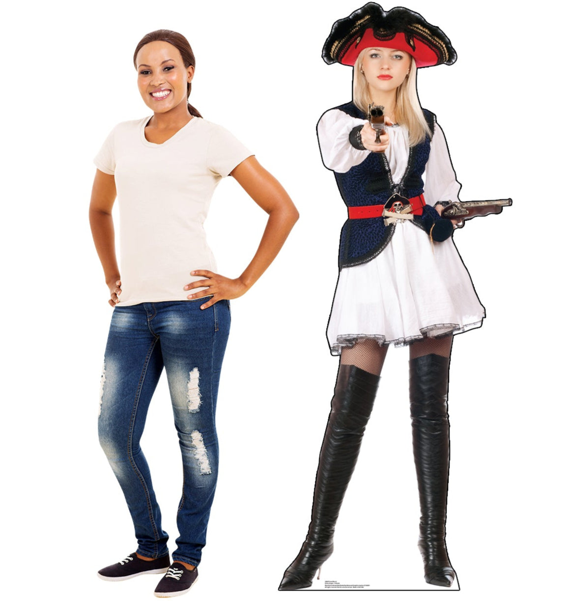 Life-Size Pirate Girl Cardboard Cutout - All Cutouts