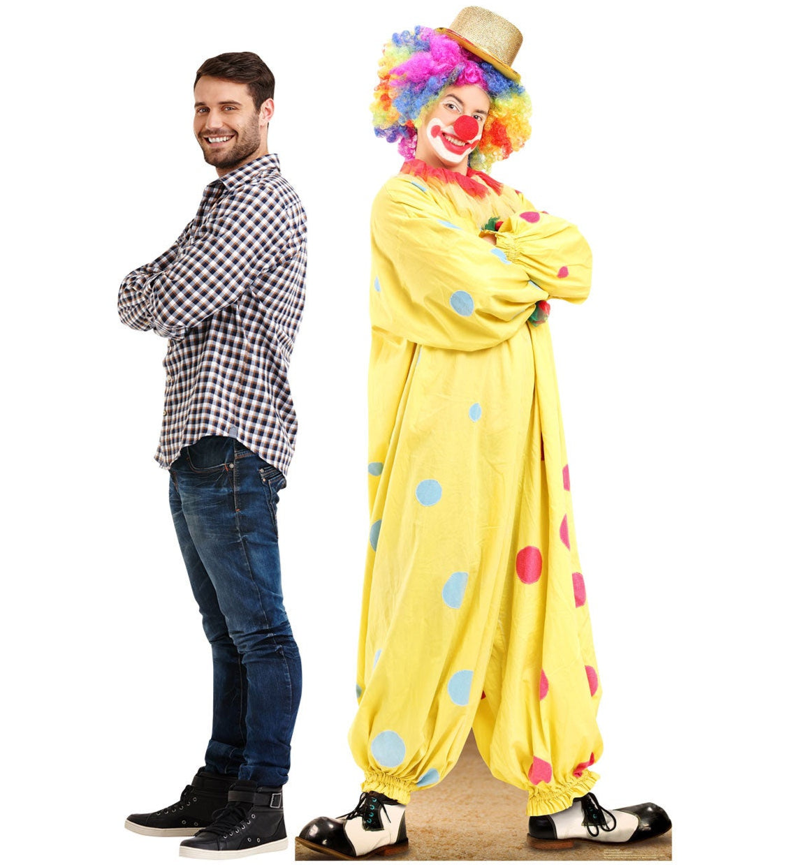Life-Size Circus Clown Cardboard Cutout - All Cutouts