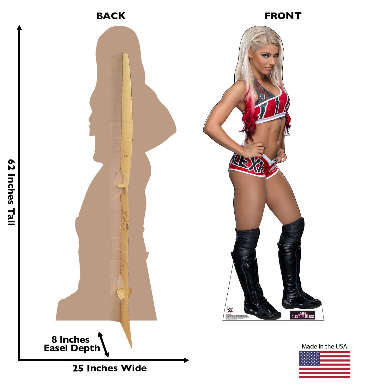 Life-Size Alexa Bliss (WWE) Cardboard Cutout - All Cutouts