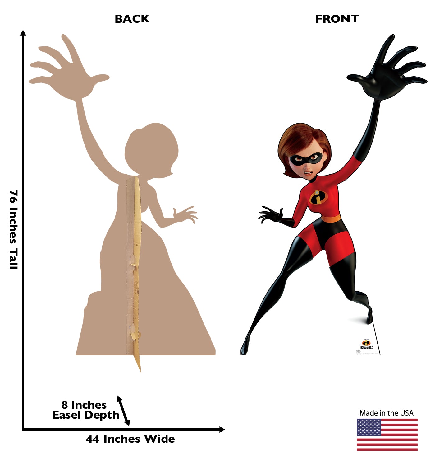 Life-Size Elastigirl (The Incredibles) Cardboard Cutout - All Cutouts