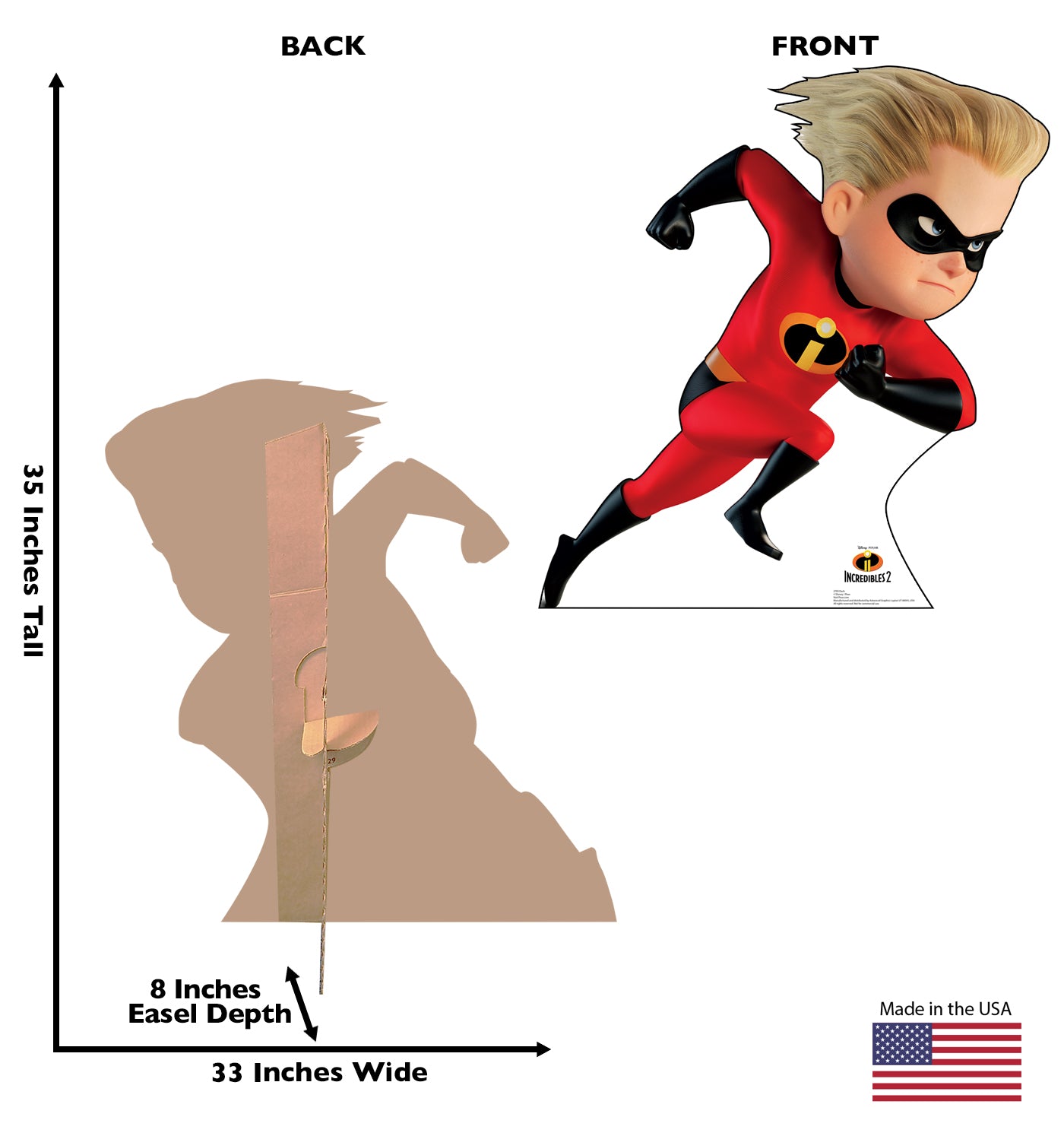 Life-Size Dash (The Incredibles) Cardboard Cutout - All Cutouts