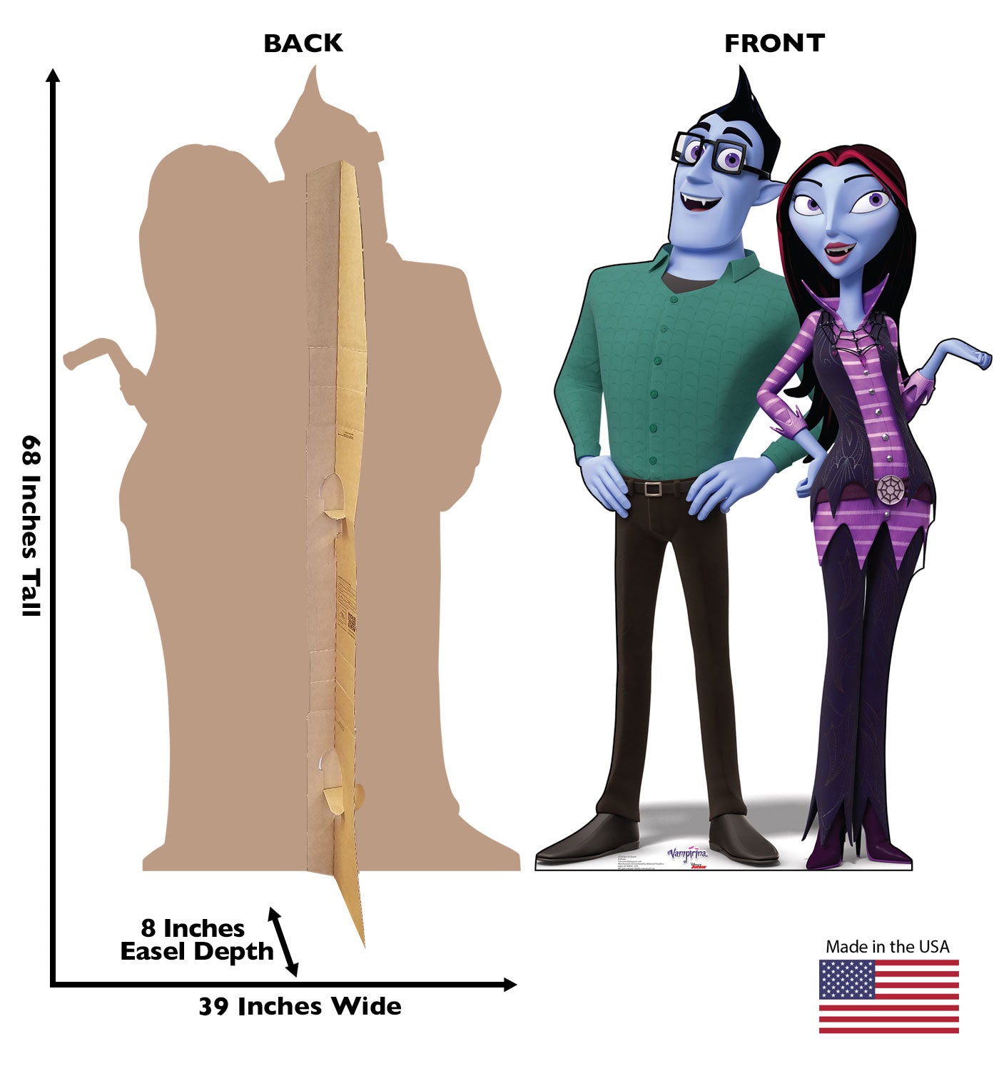 Life-Size Boris and Oxana (Vampirina) Cardboard Cutout - All Cutouts