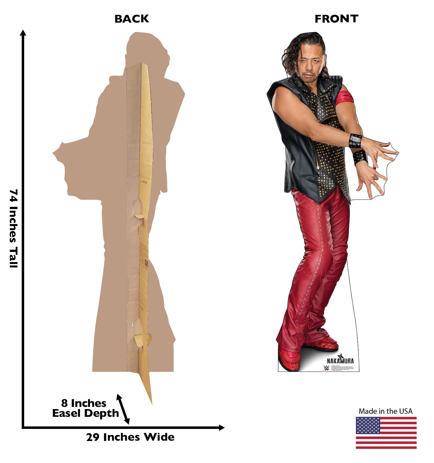 Life-Size Shinsuke Nakamura (WWE) Cardboard Cutout - All Cutouts