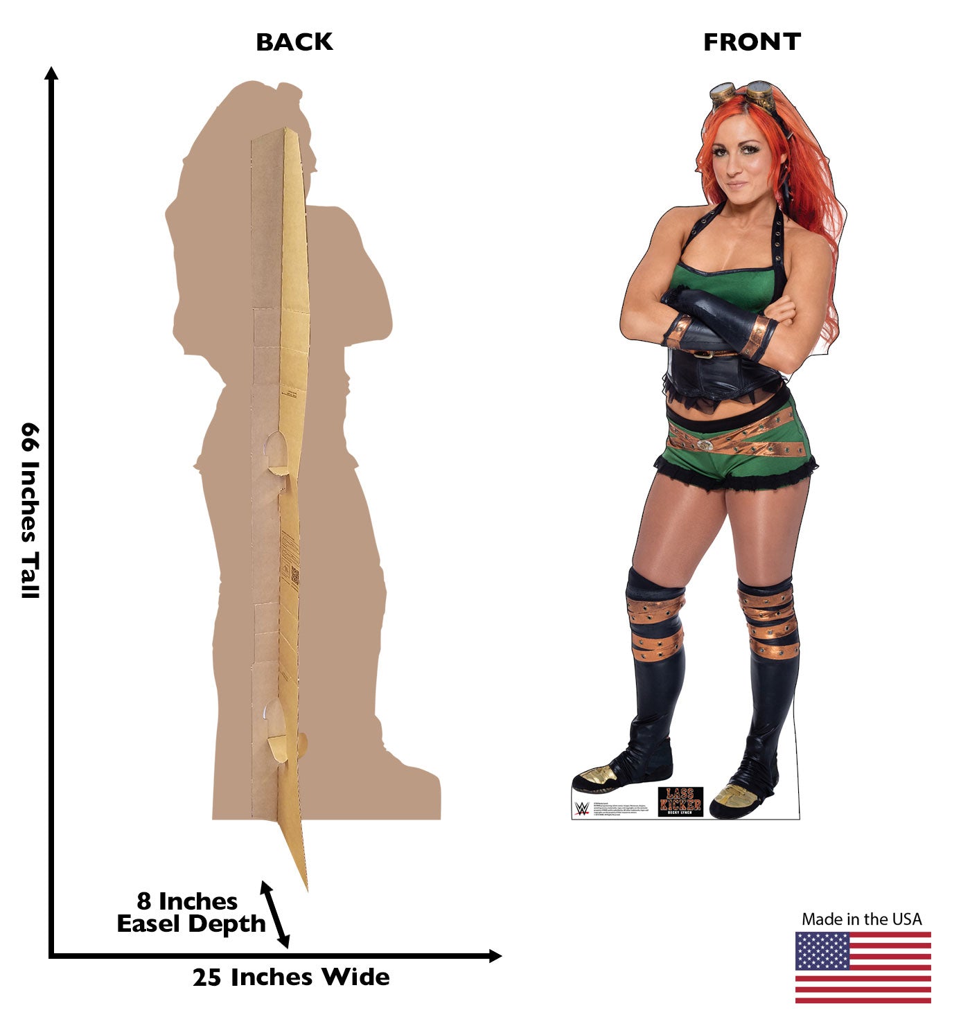 Life-Size Becky Lynch (WWE) Cardboard Cutout - All Cutouts