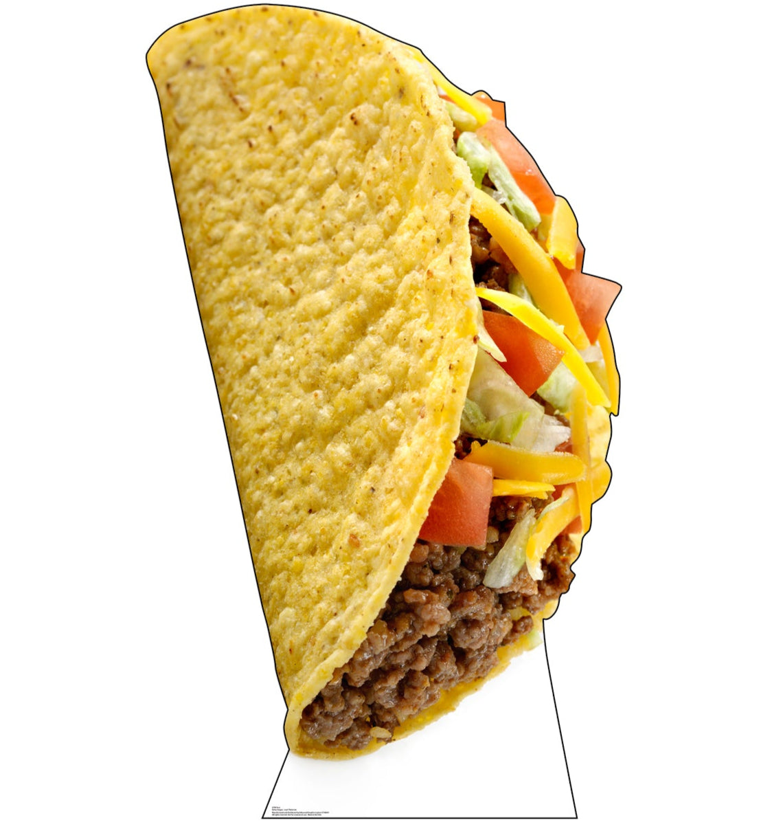 Life-Size Taco with Model Cardboard Cutout - All Cutouts