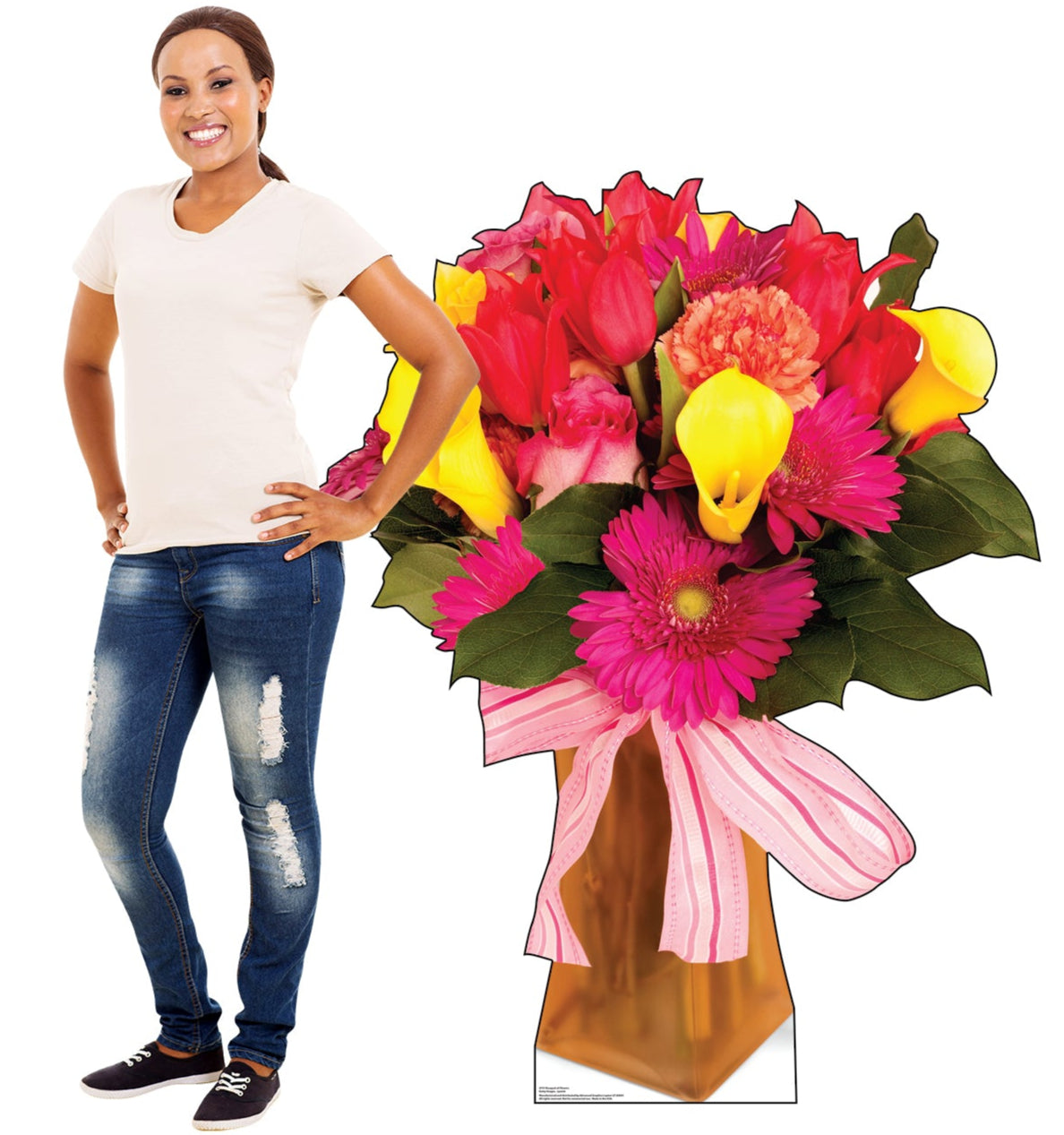 Life-Size Bouquet of Flowers Cardboard Cutout - All Cutouts