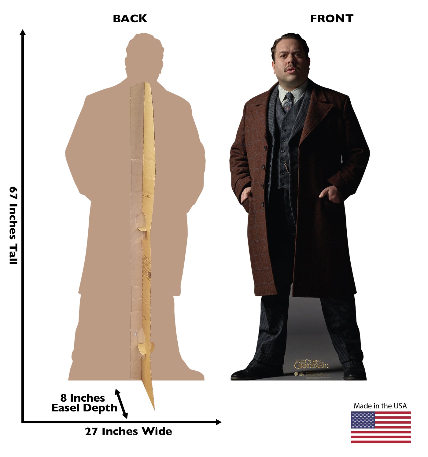Life-Size Jacob Kowalski Cardboard Cutout - All Cutouts