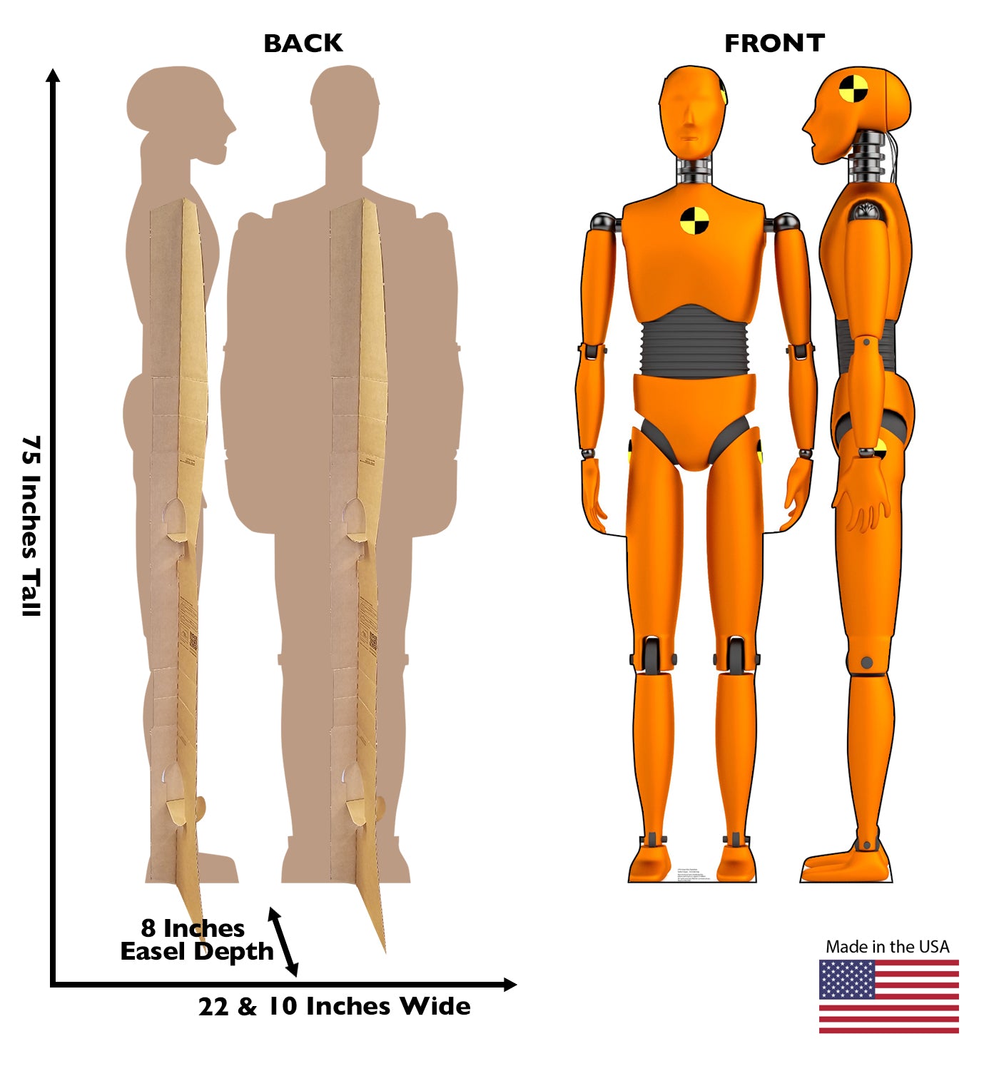 Life-Size Crash Test Dummies (Set of Two) Cardboard Cutout - All Cutouts