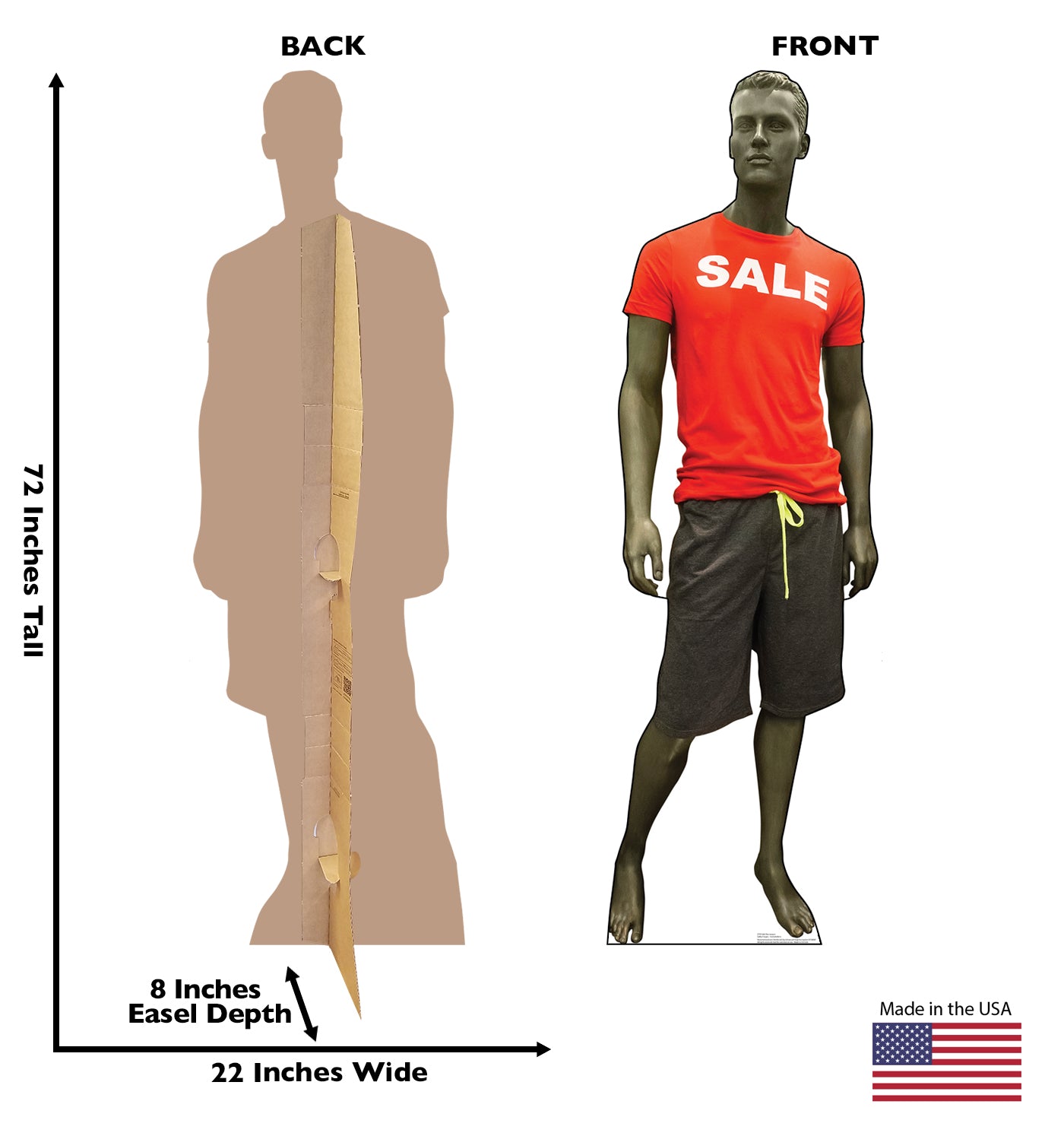 Life-Size Sale Mannequin Cardboard Cutout - All Cutouts