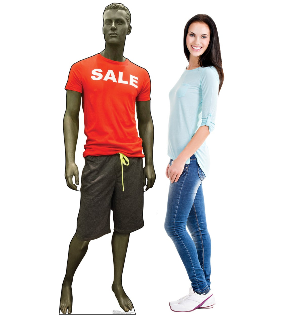 Life-Size Sale Mannequin Cardboard Cutout - All Cutouts