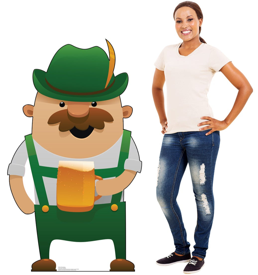 Life-Size Irish Man Drinking Cardboard Cutout - All Cutouts