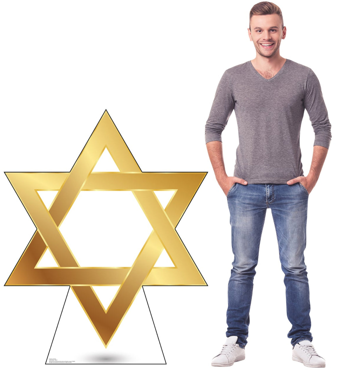Life-Size Star of David Cardboard Cutout - All Cutouts