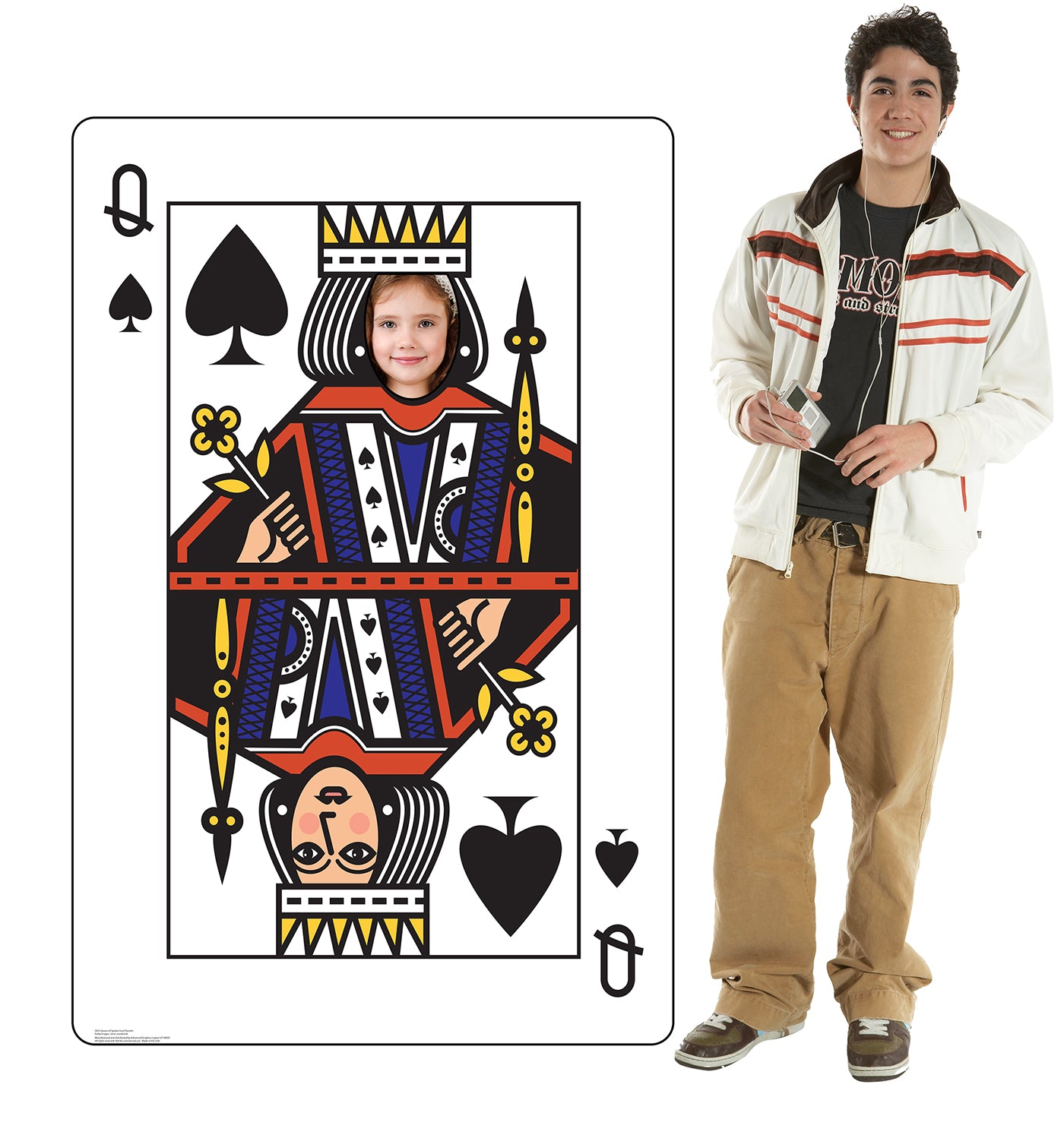 Life-Size Queen of Spades Card Cardboard Cutout - All Cutouts