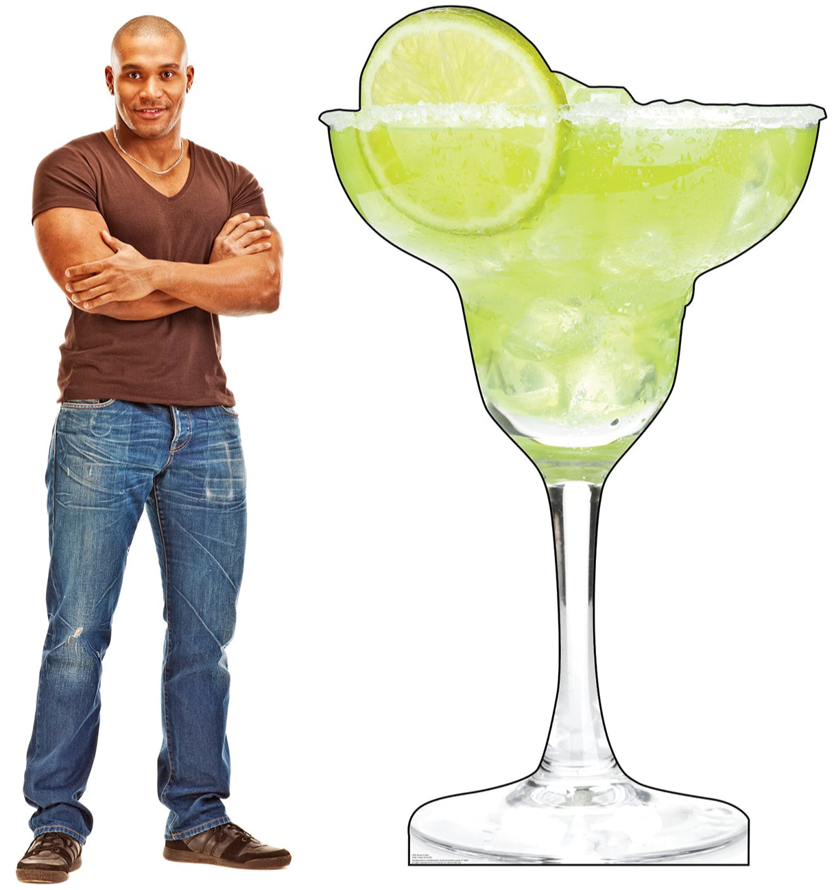 Life-Size Margarita Glass Cardboard Cutout - All Cutouts
