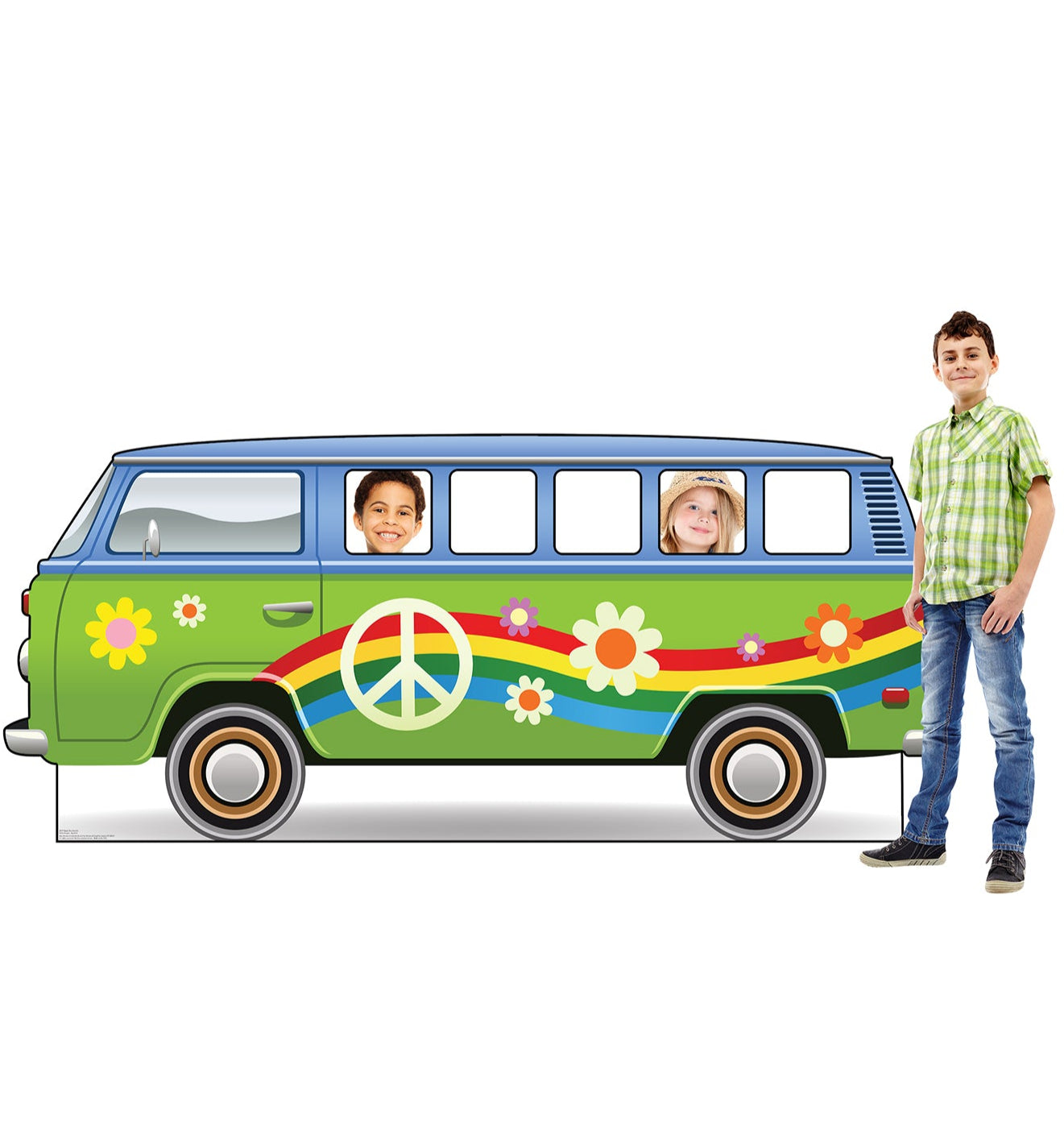 Life-Size Hippie Bus Cardboard Cutout - All Cutouts