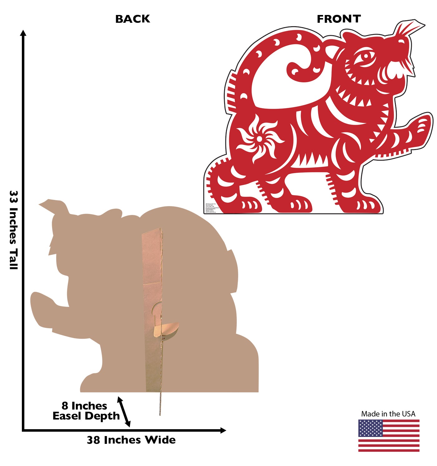 Life-Size Chinese New Year Rabbit Cardboard Cutout - All Cutouts