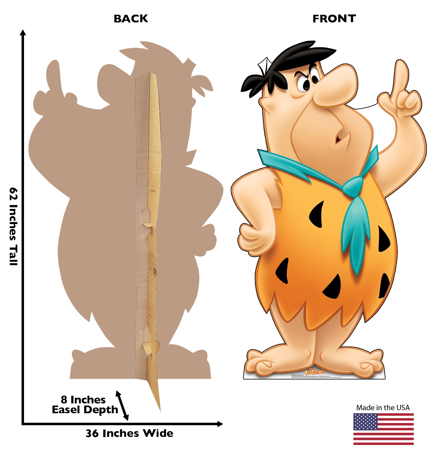 Life-Size Fred Flintstone (The Flintstones) Cardboard Cutout - All Cutouts