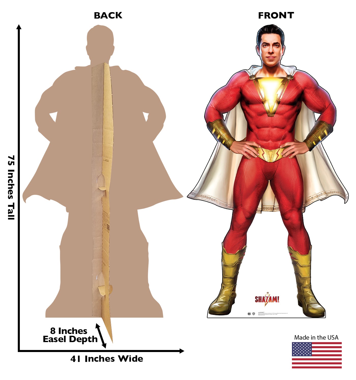 Life-Size Shazam! Cardboard Cutout - All Cutouts