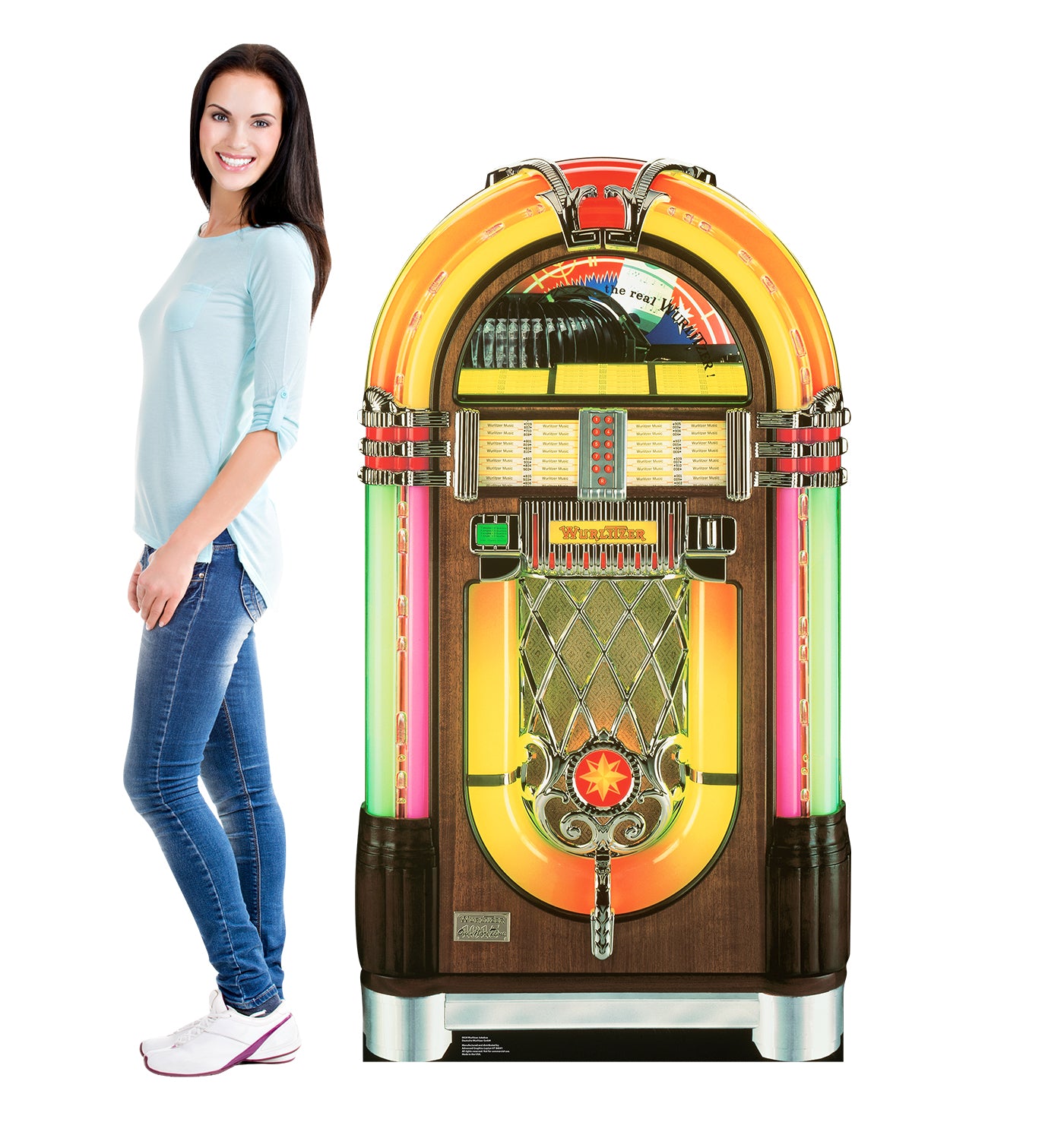 Life-size Wurlitzer Jukebox Cardboard Cutout - All Cutouts