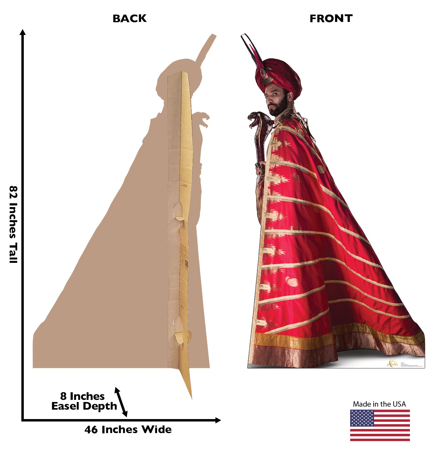 Life-Size Jafar (Aladdin Live Action) Cardboard Cutout - All Cutouts
