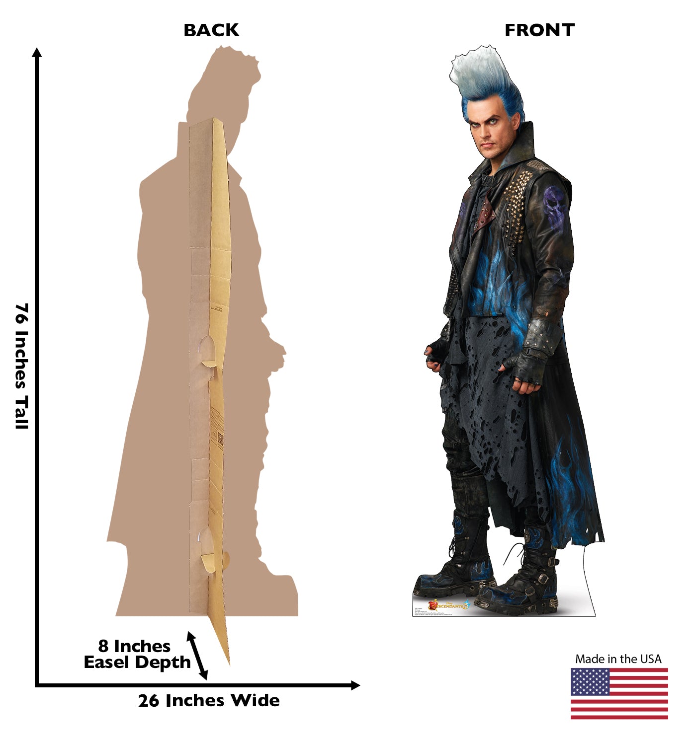 Life-Size Hades (Disney's Descendants 3) Cardboard Cutout - All Cutouts