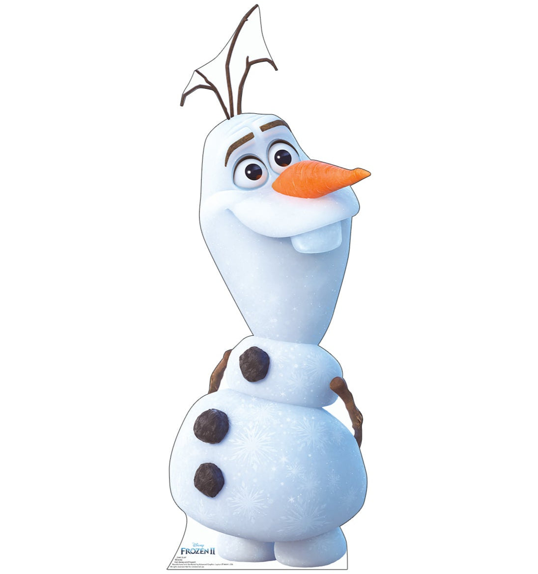 Life-Size Olaf (Frozen 2) Cardboard Cutout - All Cutouts