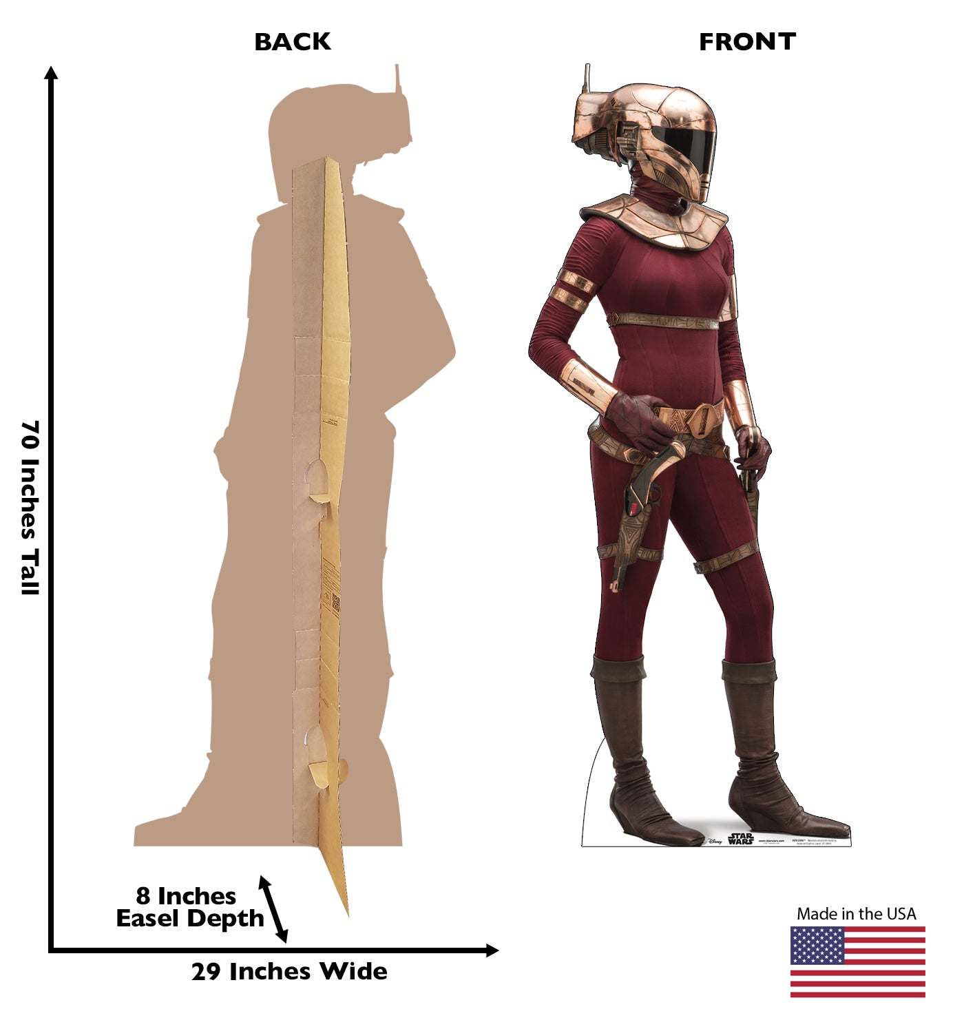 Life-Size Zorii (Star Wars IX) Cardboard Cutout - All Cutouts