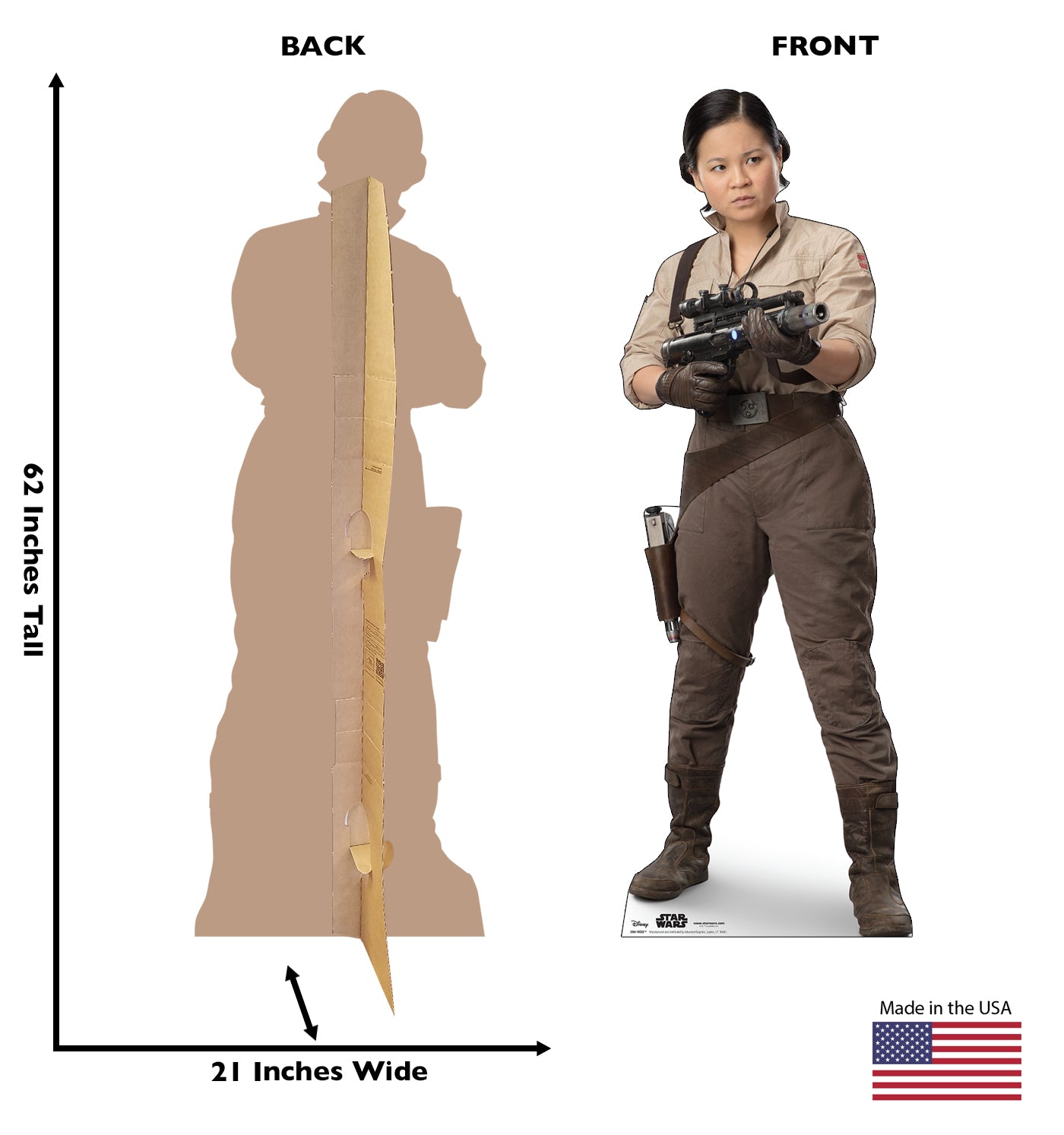 Life-Size Rose (Star Wars IX) Cardboard Cutout - All Cutouts