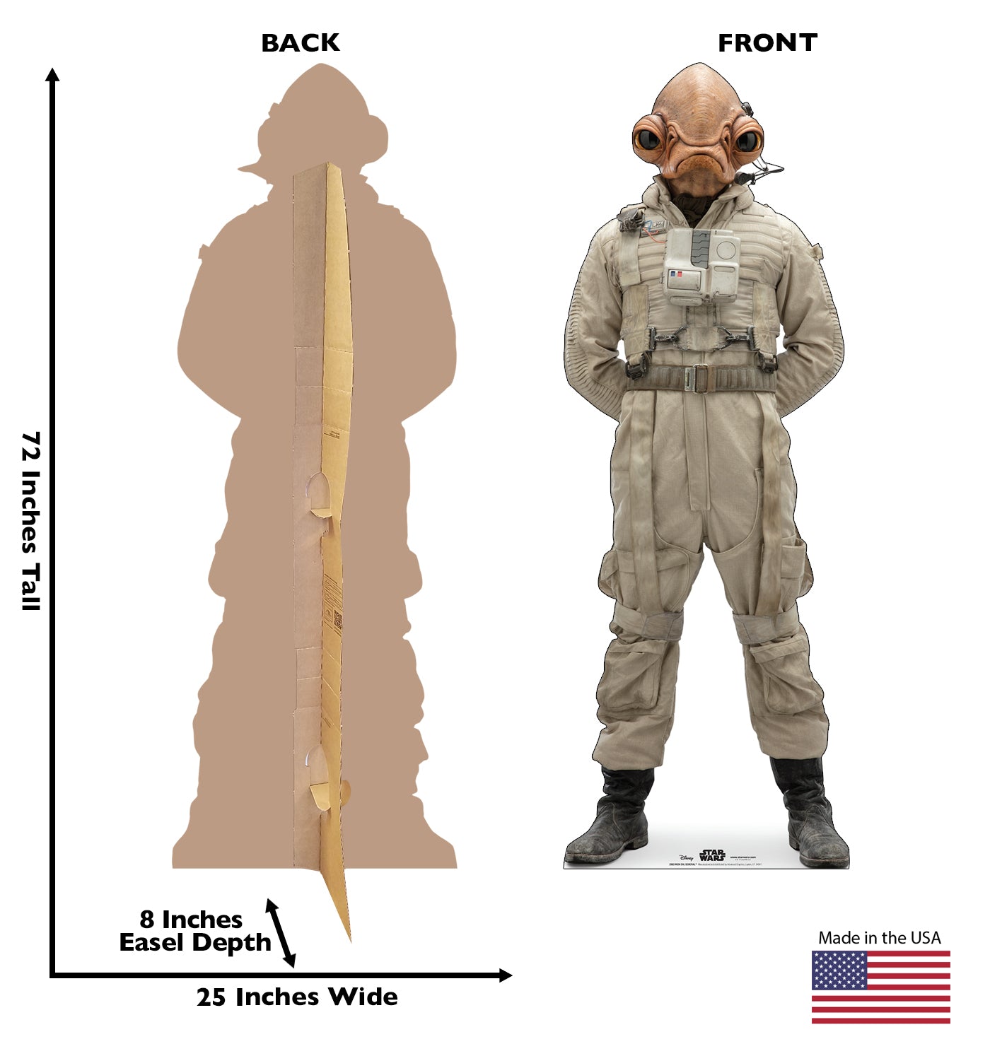 Life-Size Mon Cal General (Star Wars IX) Cardboard Cutout - All Cutouts