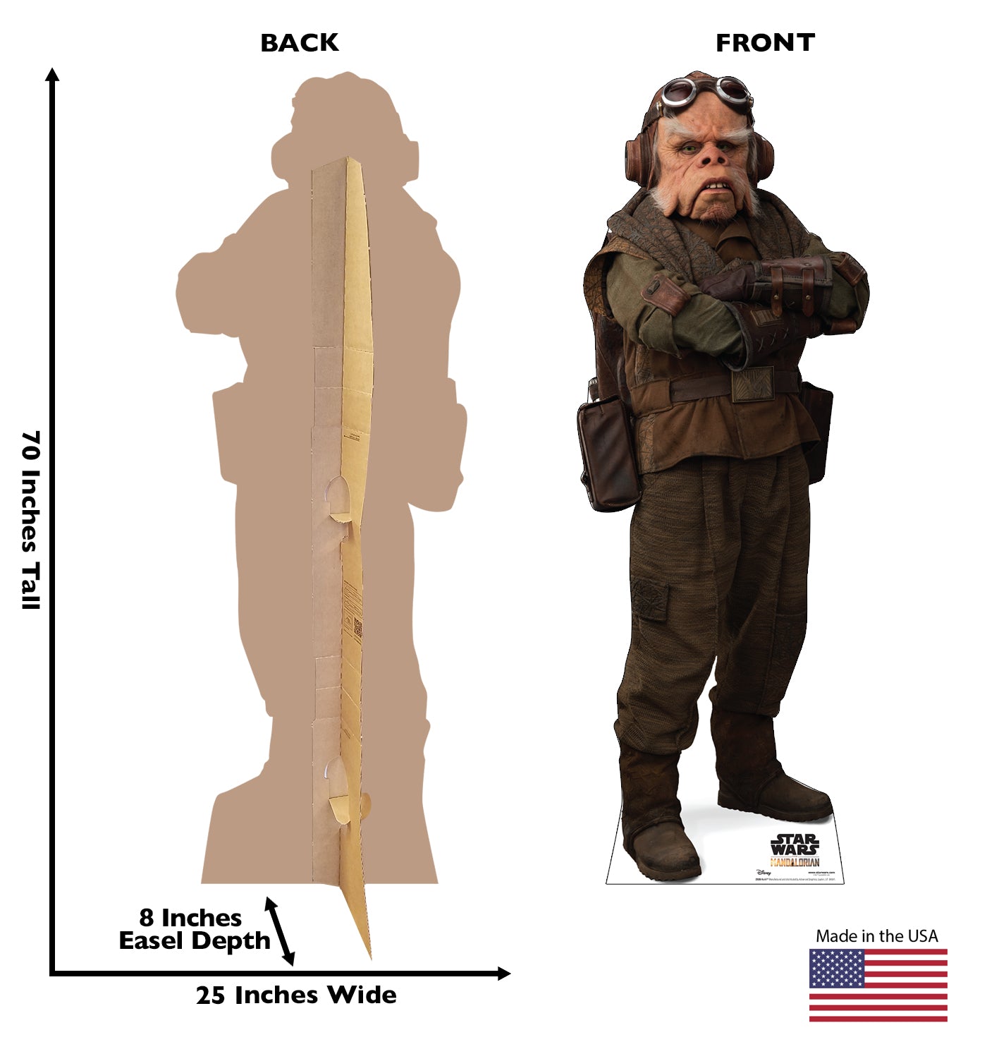 Life-Size Kuiil (The Mandalorian) Cardboard Cutout - All Cutouts