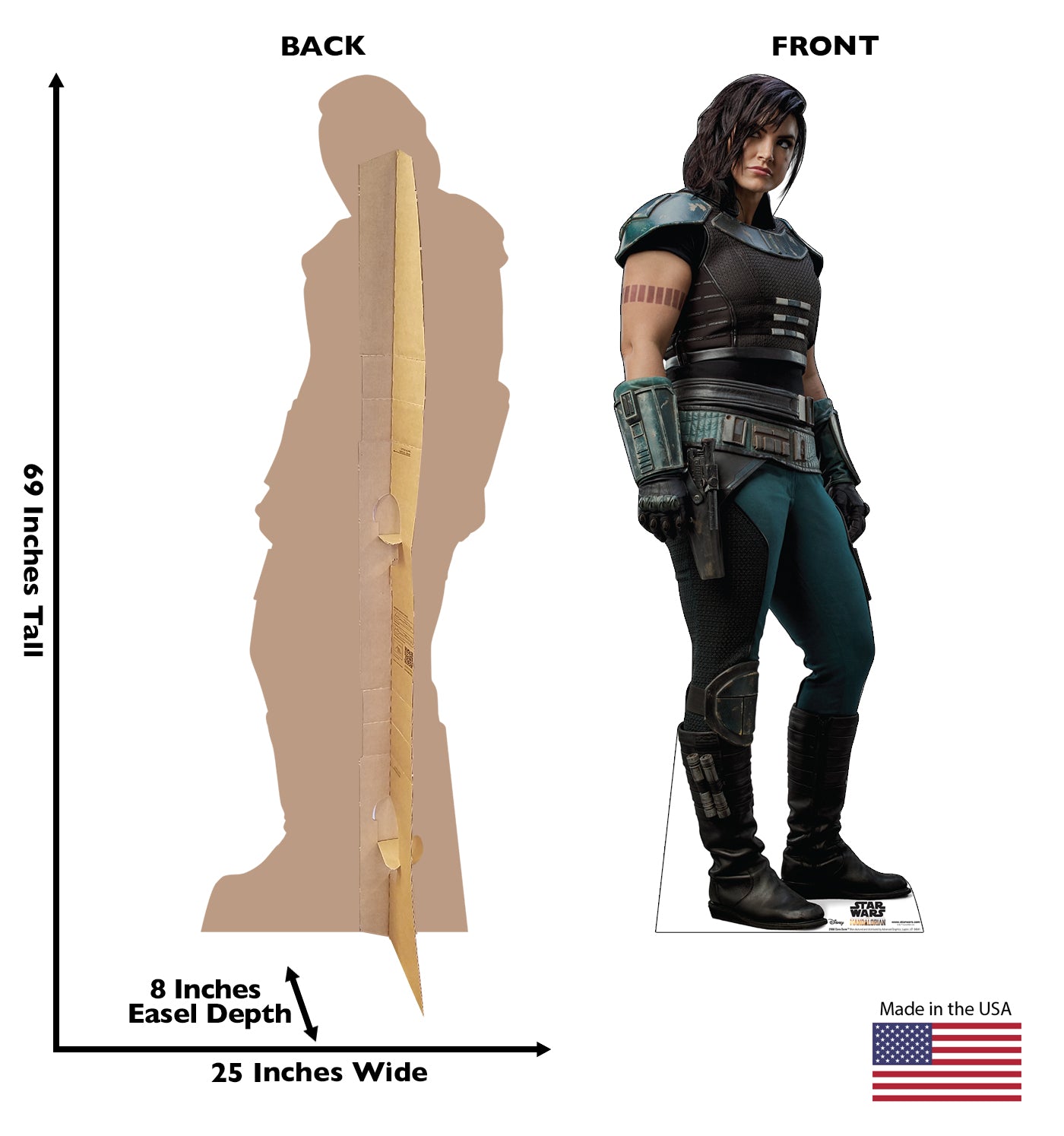 Life-Size Cara Dune (The Mandalorian) Cardboard Cutout - All Cutouts