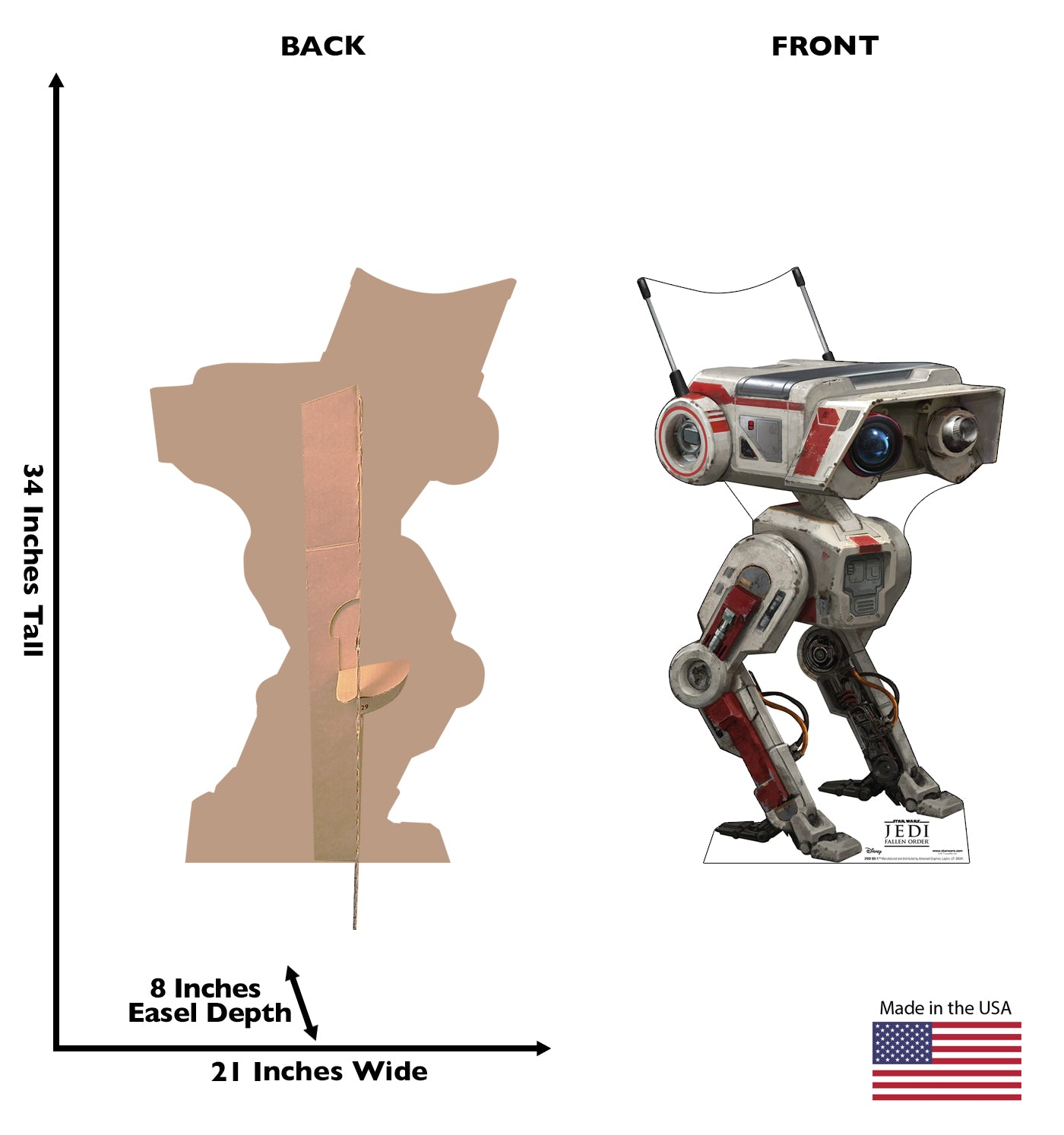 Life-Size BD-1 (Jedi: Fallen Order) Cardboard Cutout - All Cutouts