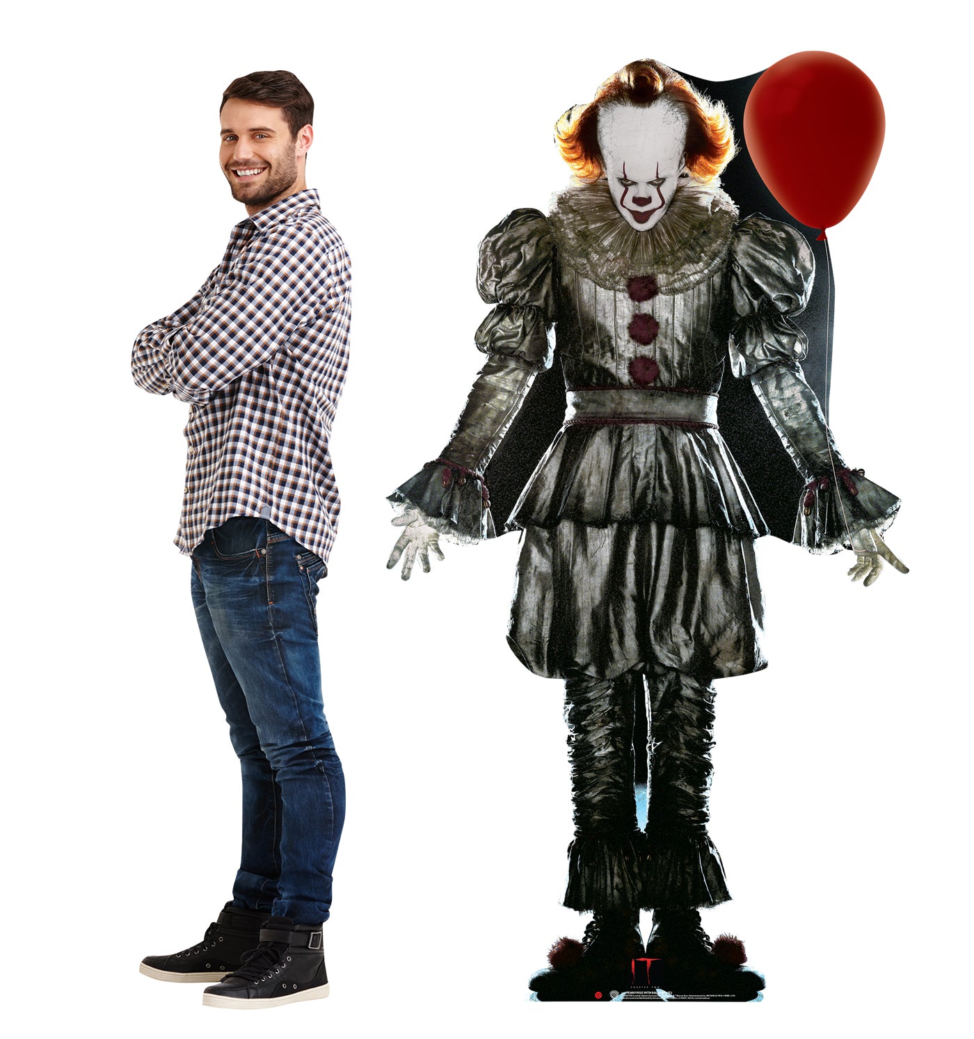 Life-Size Pennywise with Balloon (IT Chapter 2) Cardboard Cutout - All Cutouts