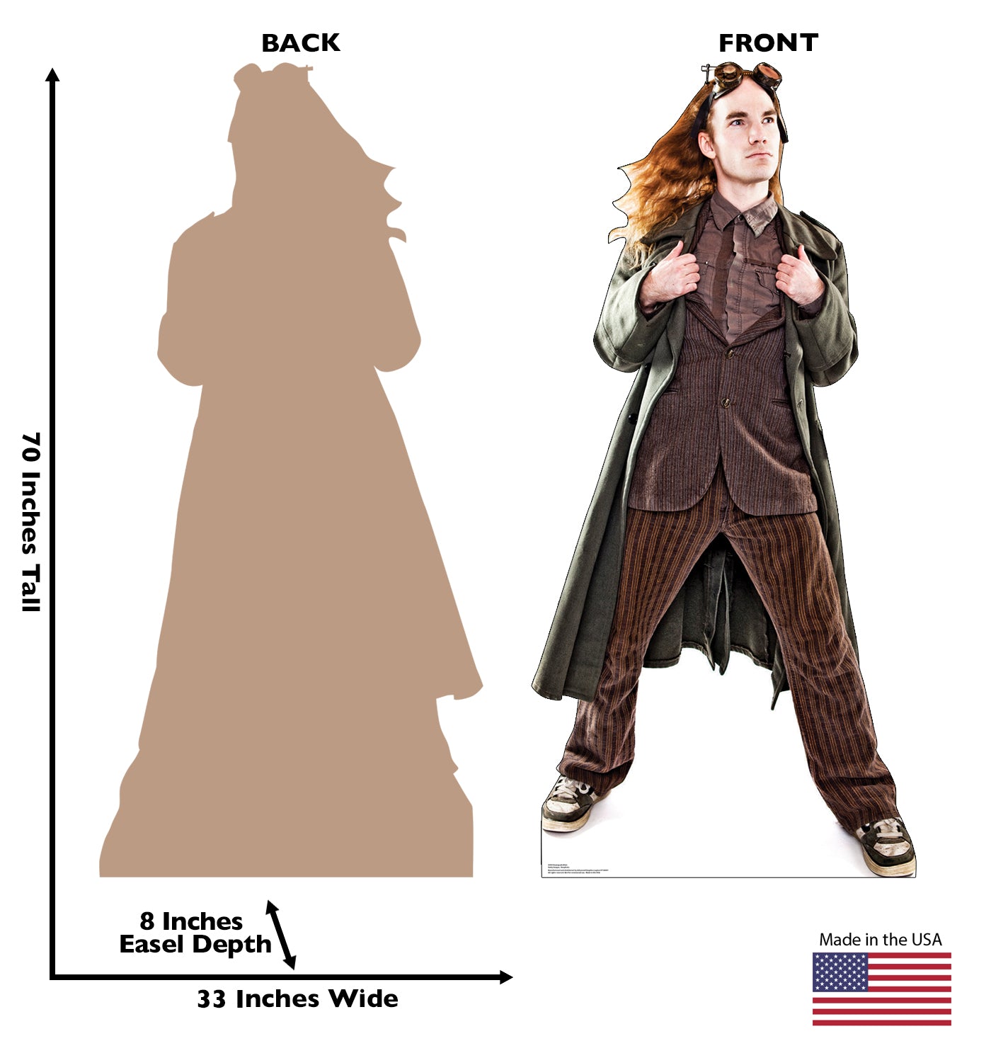 Life-Size Steampunk Male Cardboard Cutout - All Cutouts