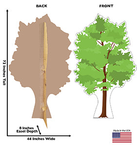Life-Size Tree Cardboard Standee - All Cutouts