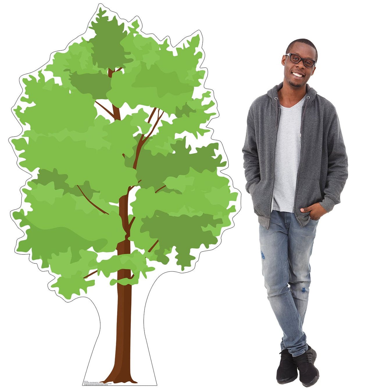 Life-Size Tree Cardboard Standee - All Cutouts