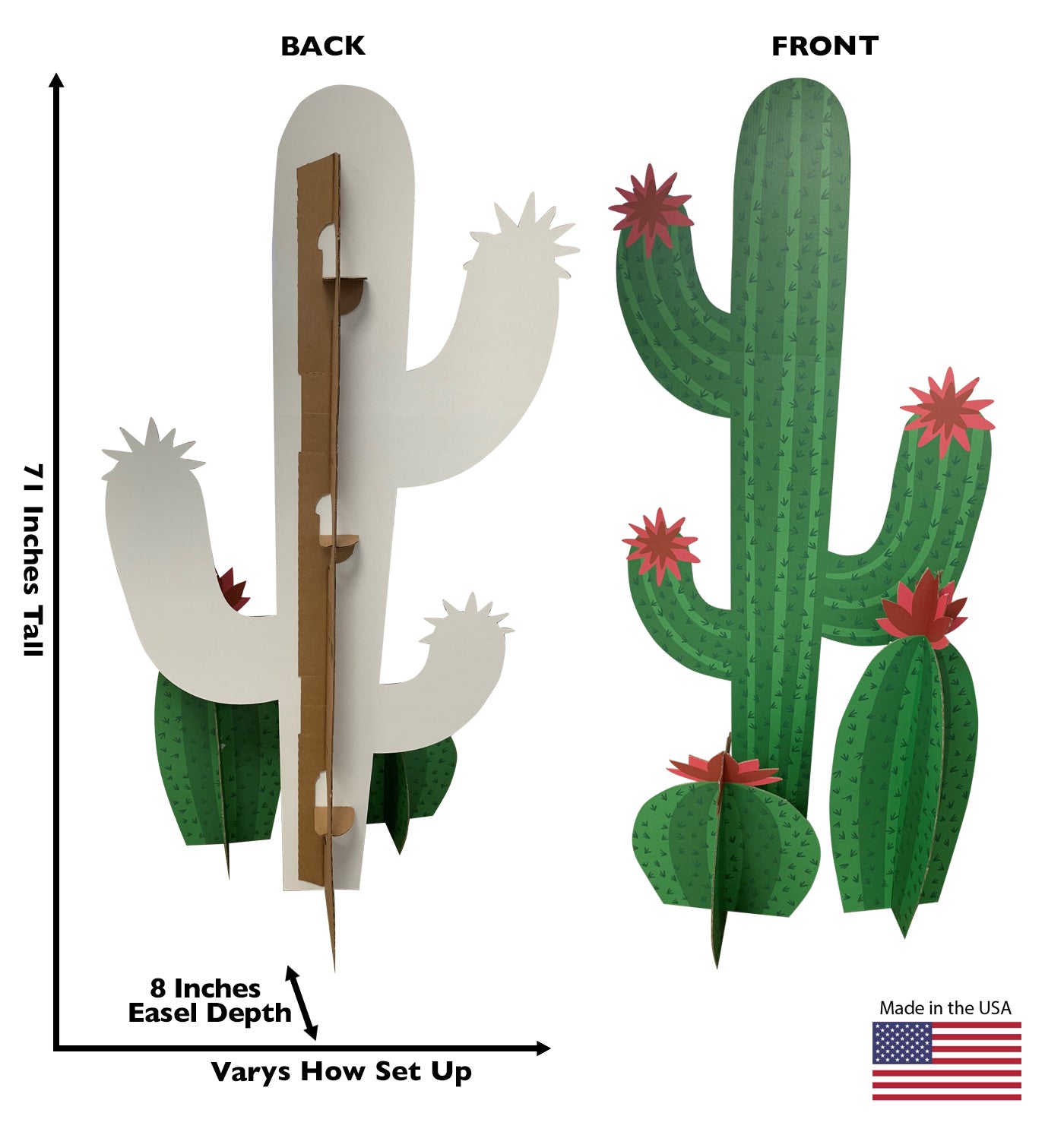 Cactus Grouping Cardboard Cutouts - All Cutouts