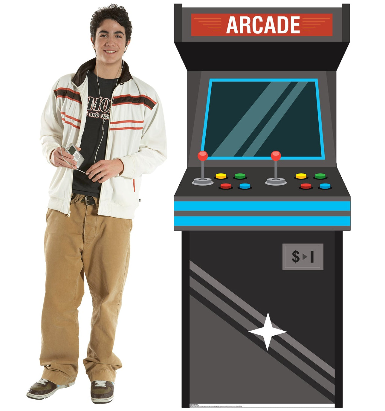Life-Size Arcade Game Cardboard Cutout - All Cutouts