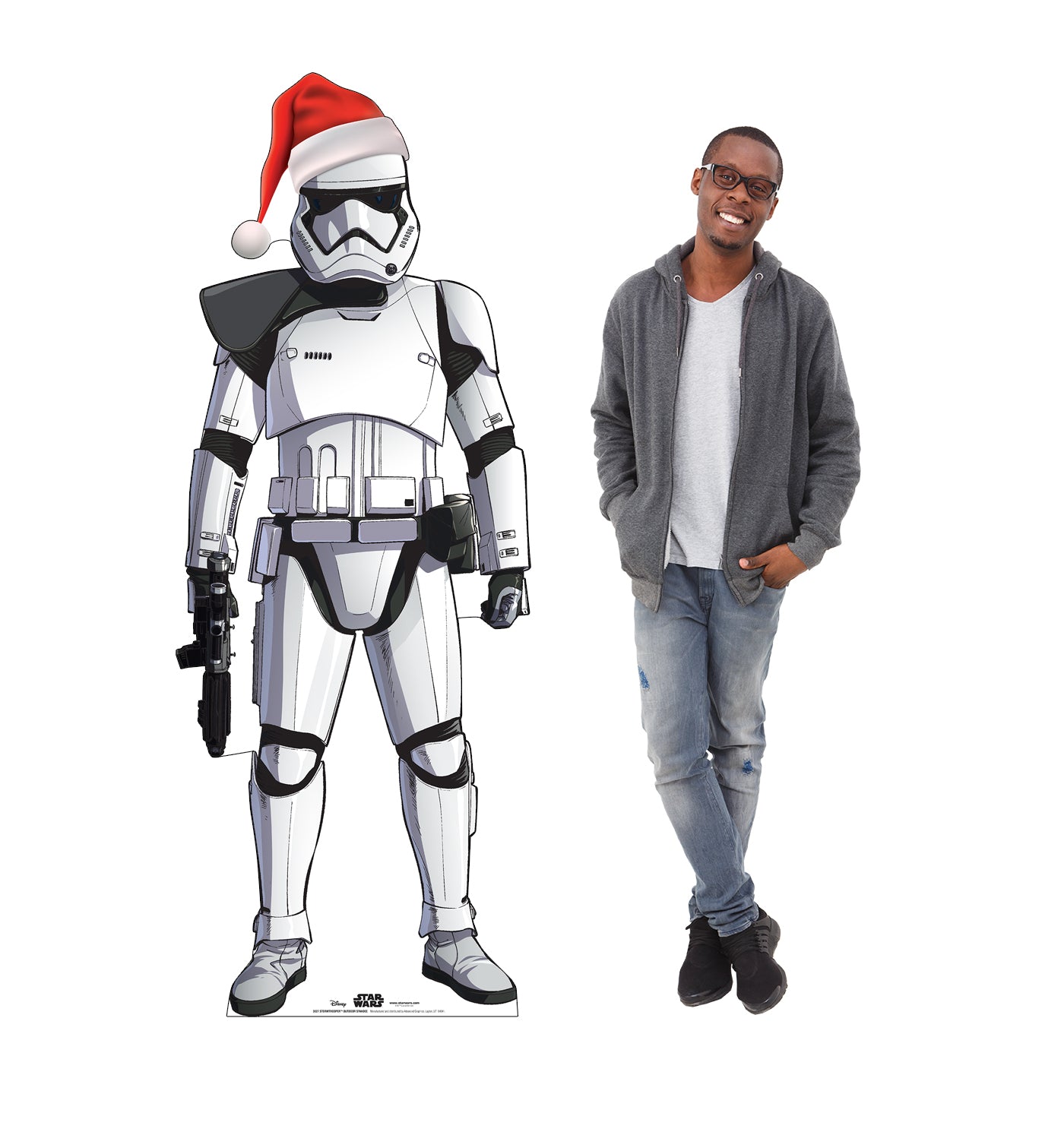 Stormtrooper Holiday Life-Size Outdoor Standee - All Cutouts
