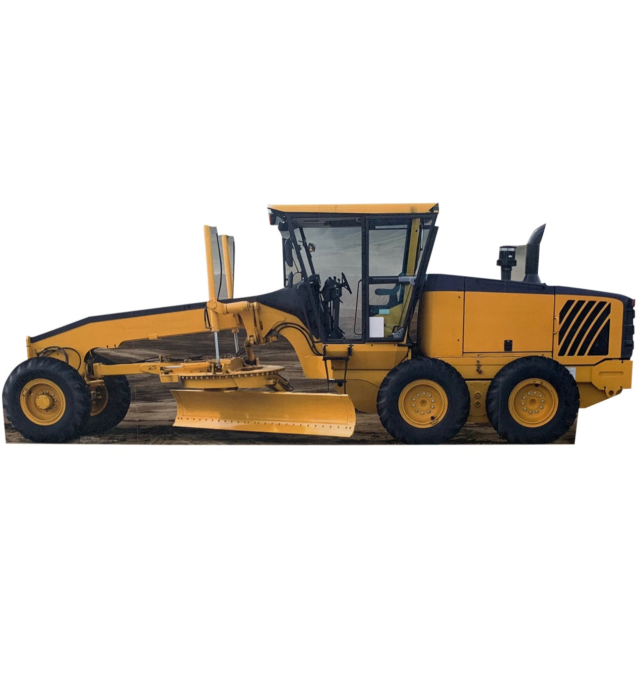 Life-Size Construction Grader Cardboard Standee - All Cutouts