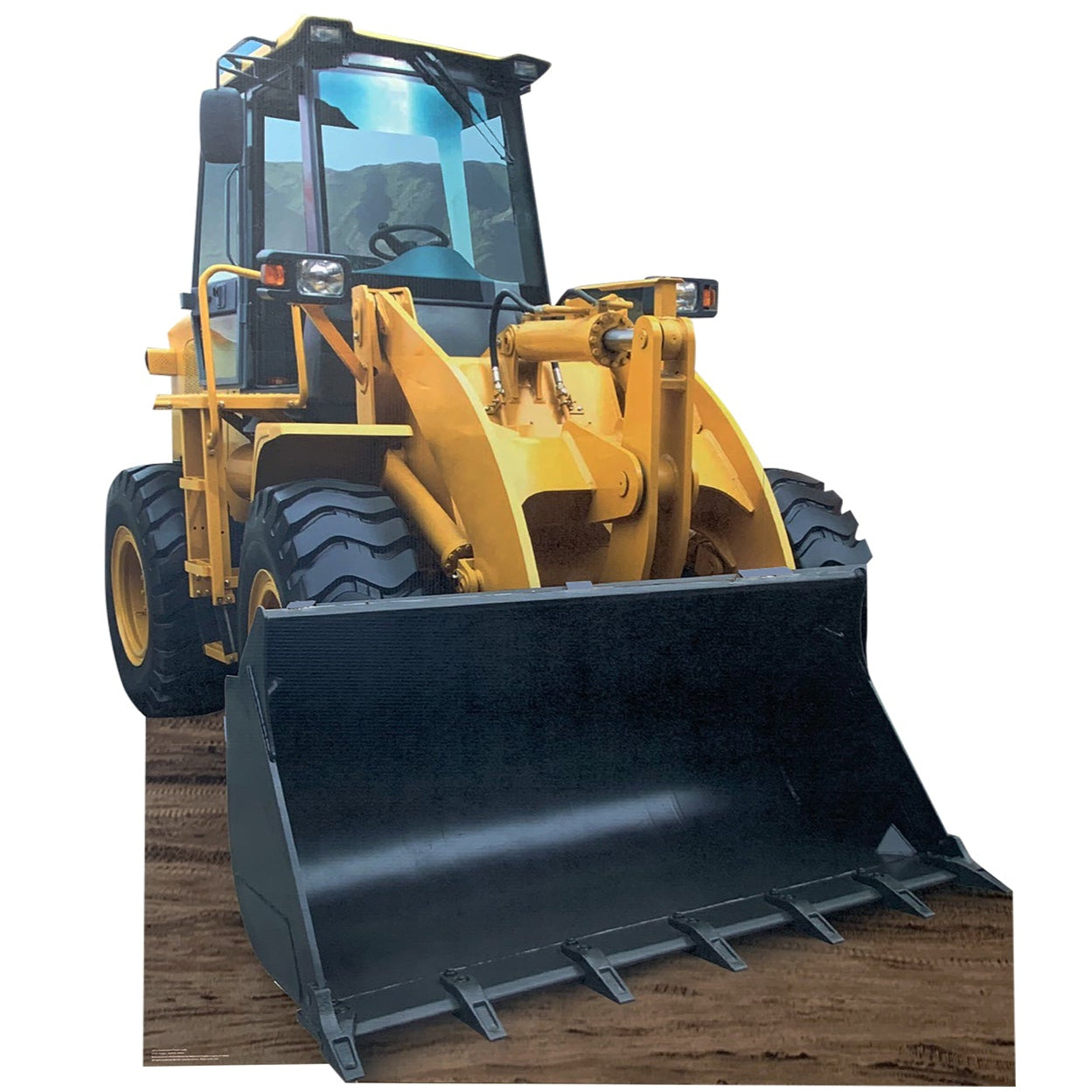 Construction Front Loader Cardboard Cutout - All Cutouts