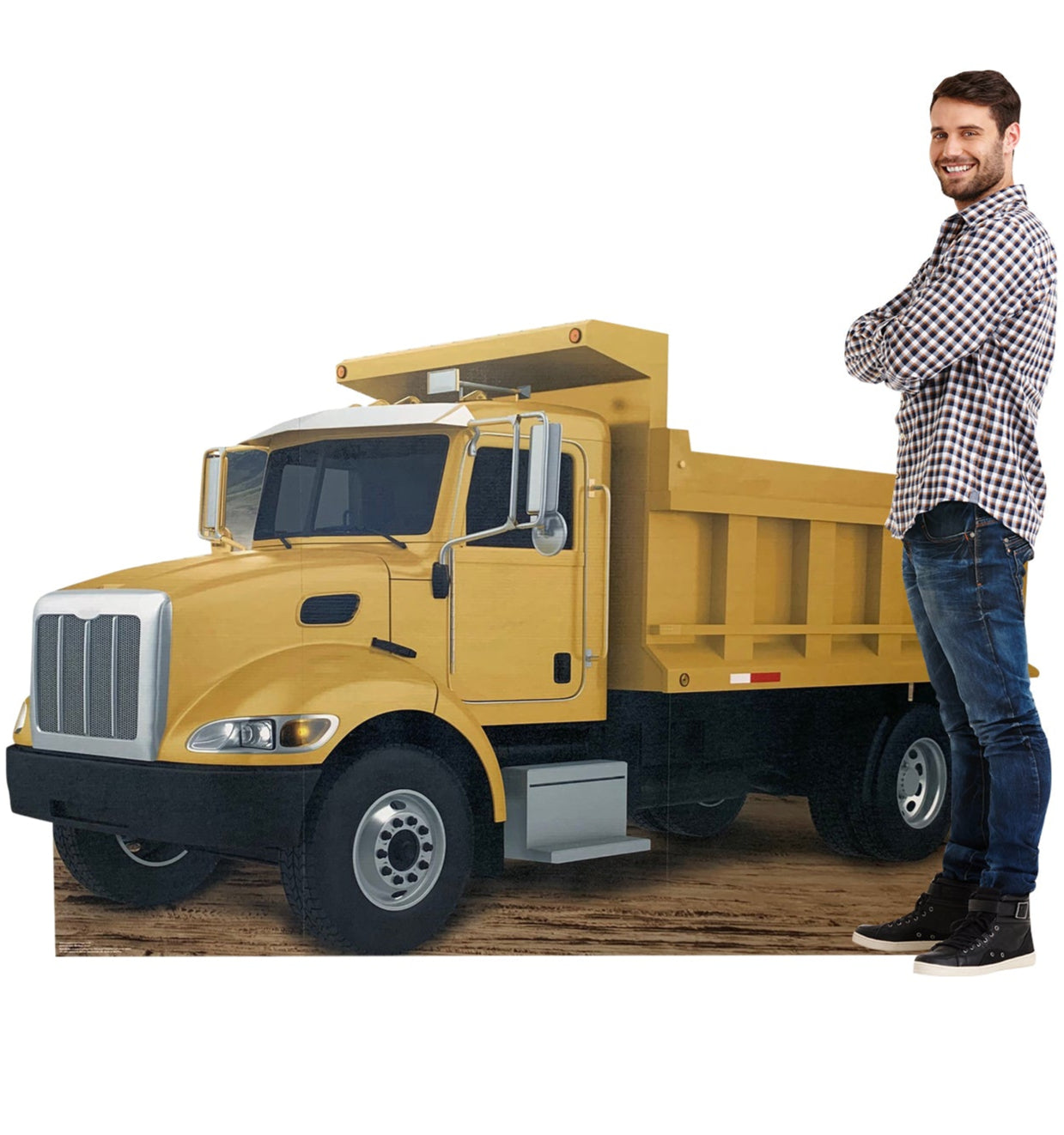 Life-Size Construction Dump Truck Cardboard Cutout - All Cutouts