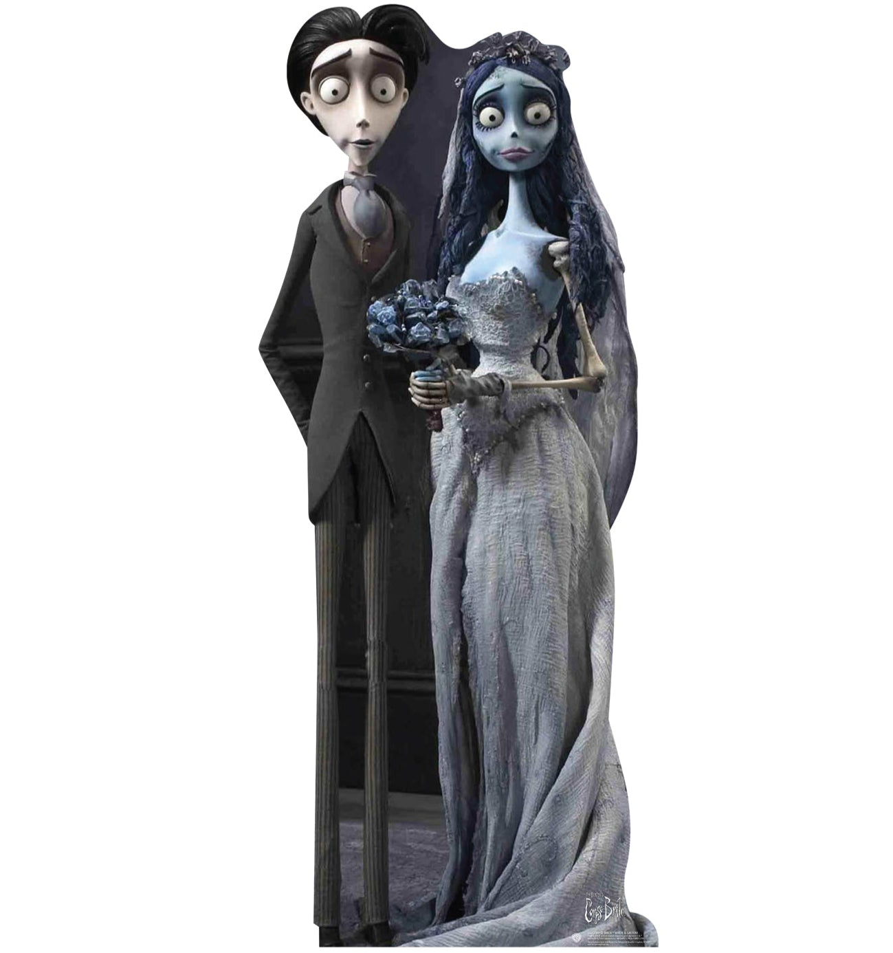 Life-Size Corpse Bride and Groom Cardboard Cutout