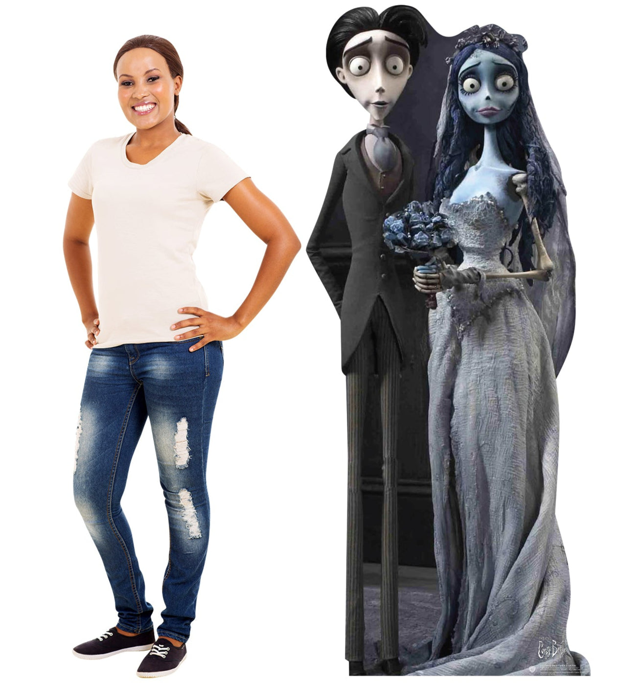 Life-Size Corpse Bride and Groom Cardboard Cutout