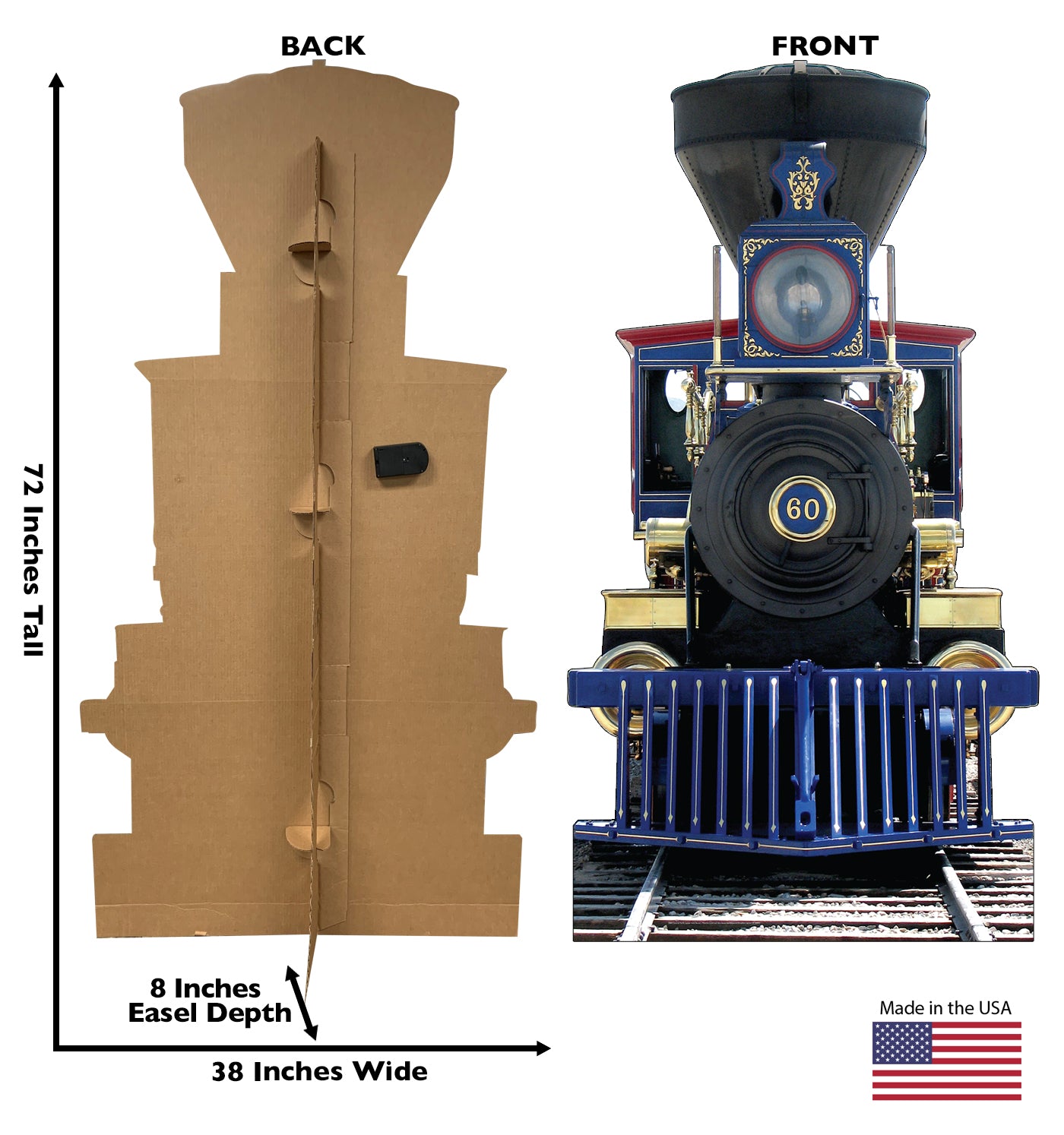 CP 60 Jupiter Train Life-Size Cardboard Cutout with Sound - All Cutouts