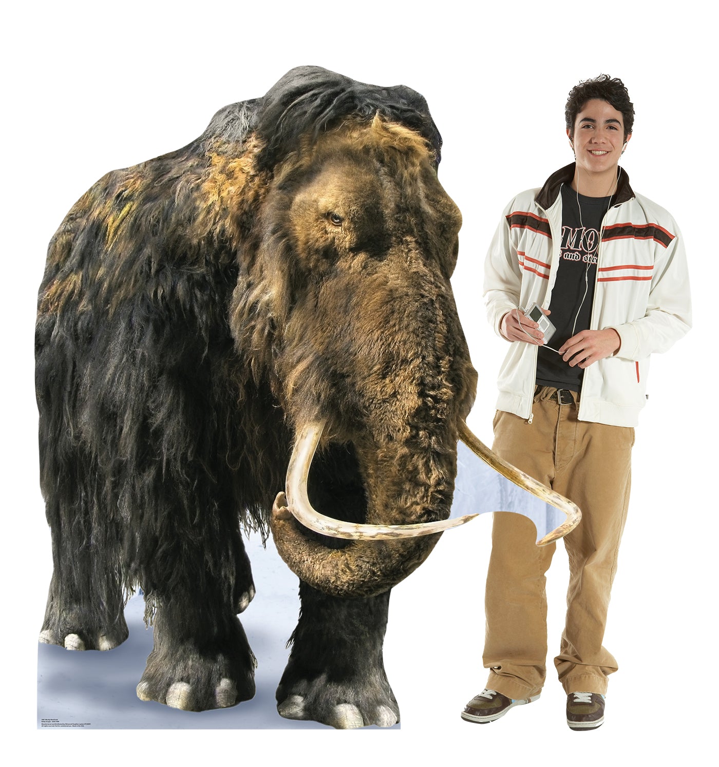 Life-Size Woolly Mammoth Cardboard Cutout - All Cutouts