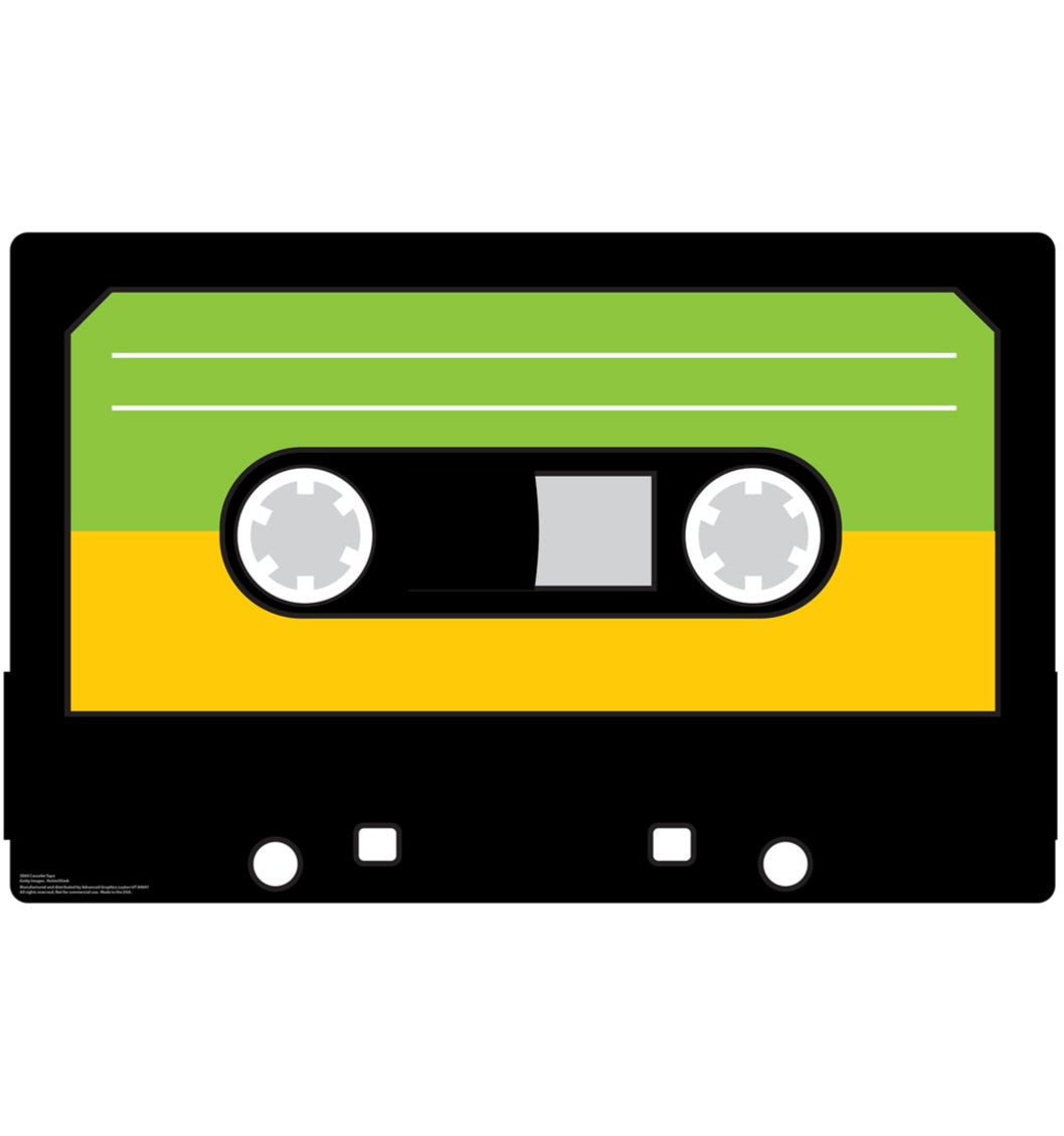 Life-Size Cassette Tape Cardboard Cutout - All Cutouts