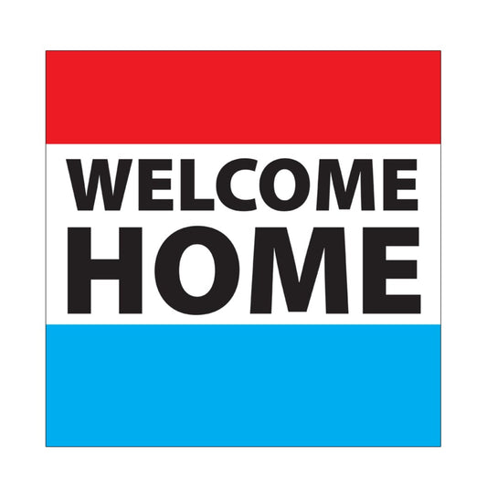 Durable Welcome Home Yard Sign with H stand - All Cutouts