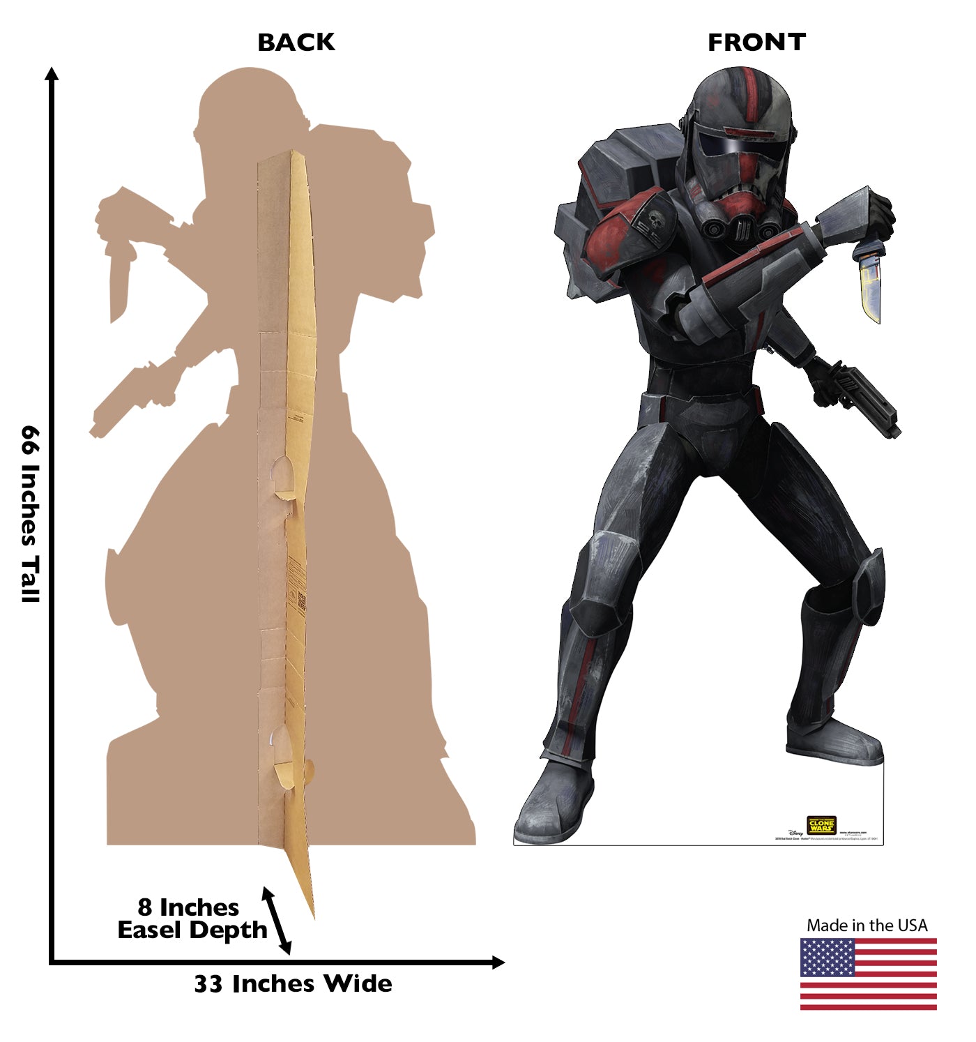 Life-Size Hunter (The Bad Batch) Cardboard Cutout - All Cutouts