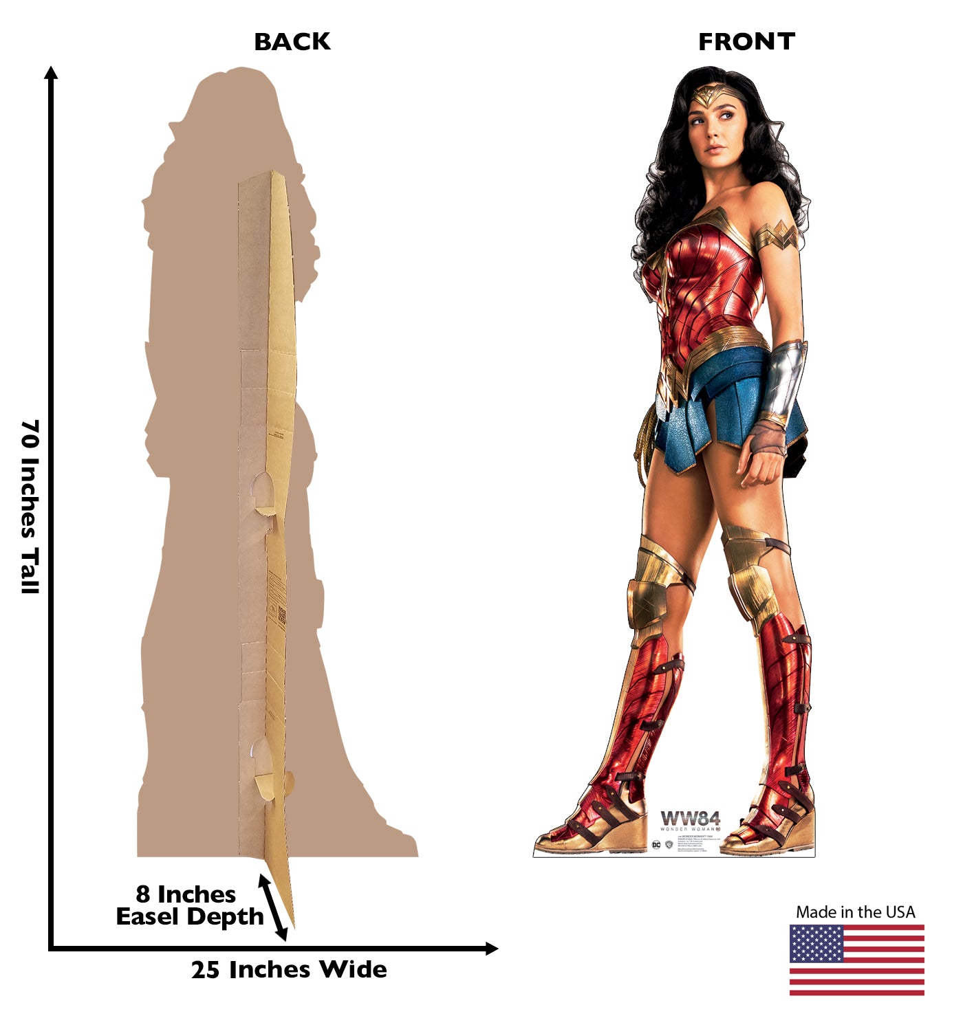 Life-Size Wonder Woman (1984) Cardboard Cutout - All Cutouts